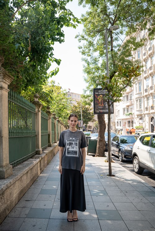 Kadın AB Lili Ab x To x Rolling Stones T-shirt