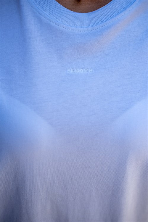 Kadın Logo Detaylı Kısa Kollu Pamuk T-shirt
