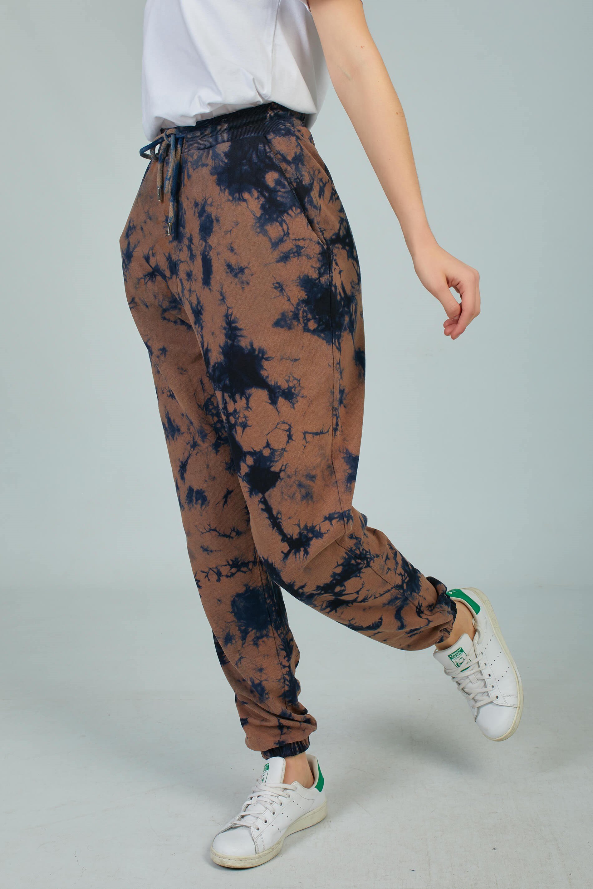 Women s Black Ellesse Tie Dye Joggers
