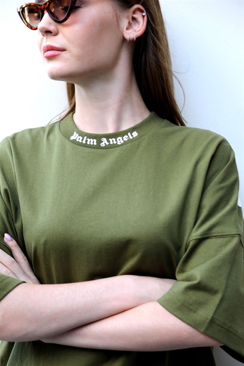 Kadın Özel Tasarım Sırtı Yazı Baskılı Tshirts