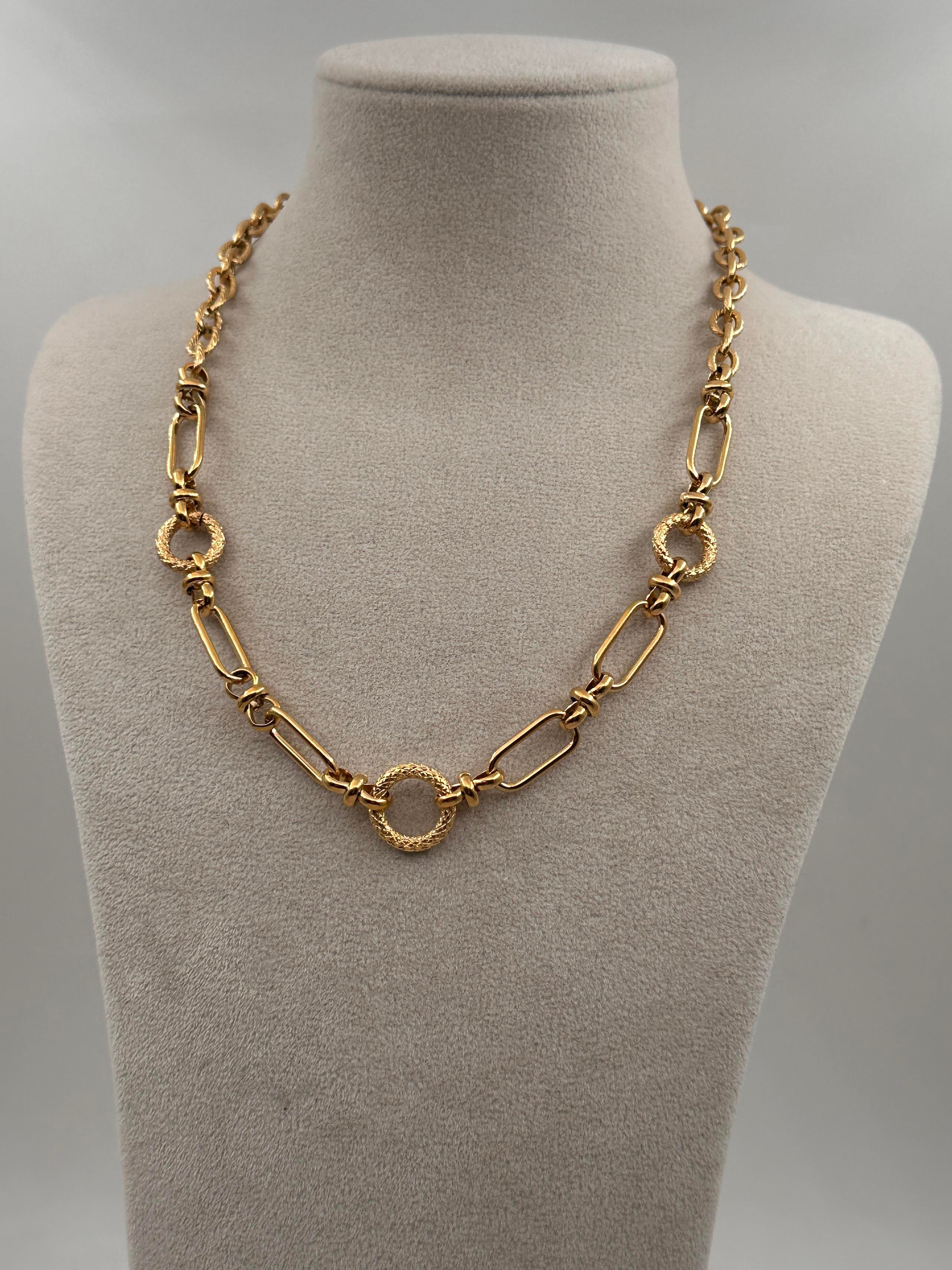 KARIŞIK MODEL ÇELİK KOLYE 