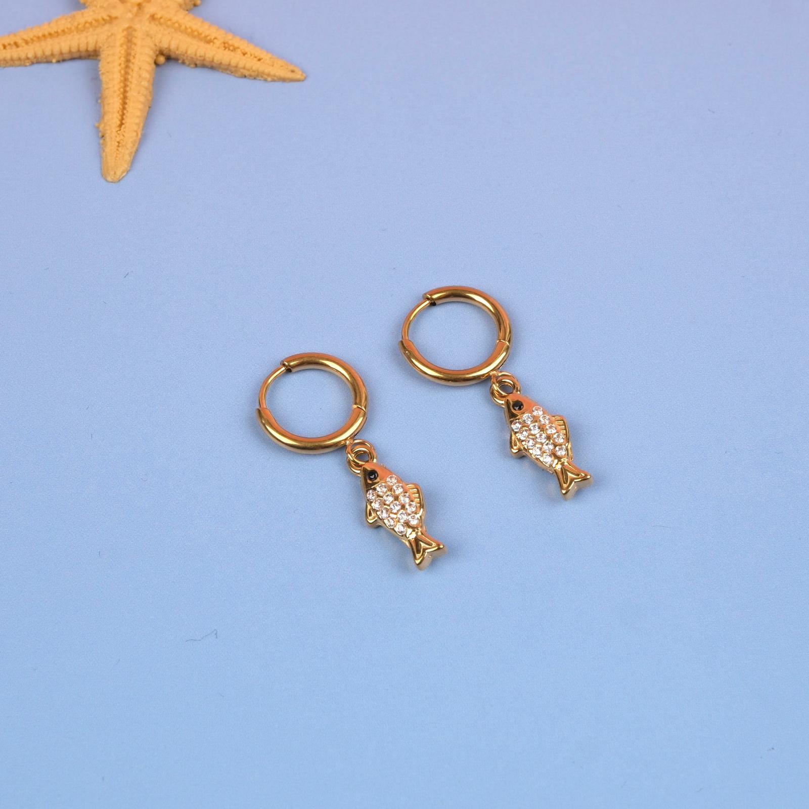 Toptan BALIK ÇELİK KÜPE