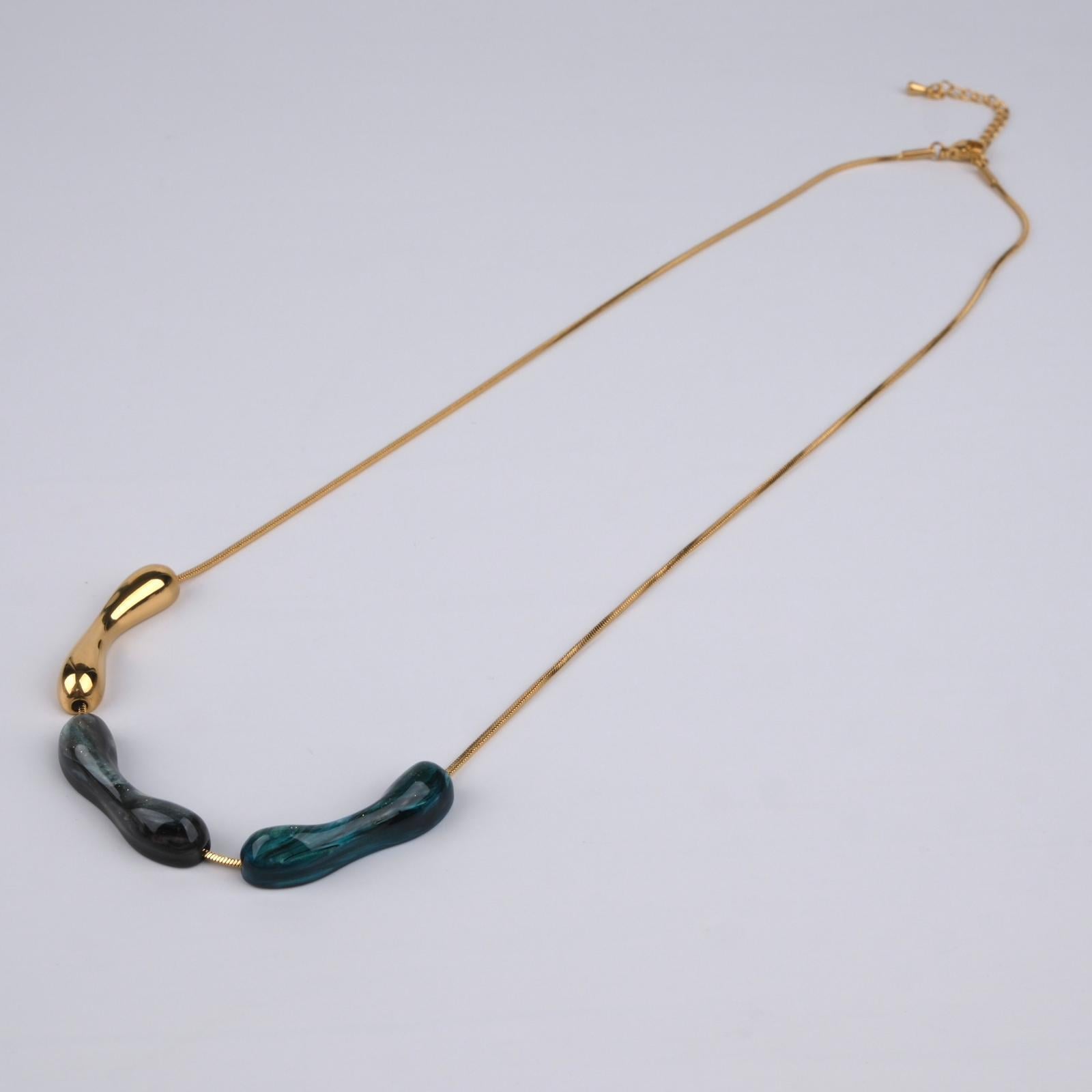 Toptan ÇELİK AKRİLİK KOLYE