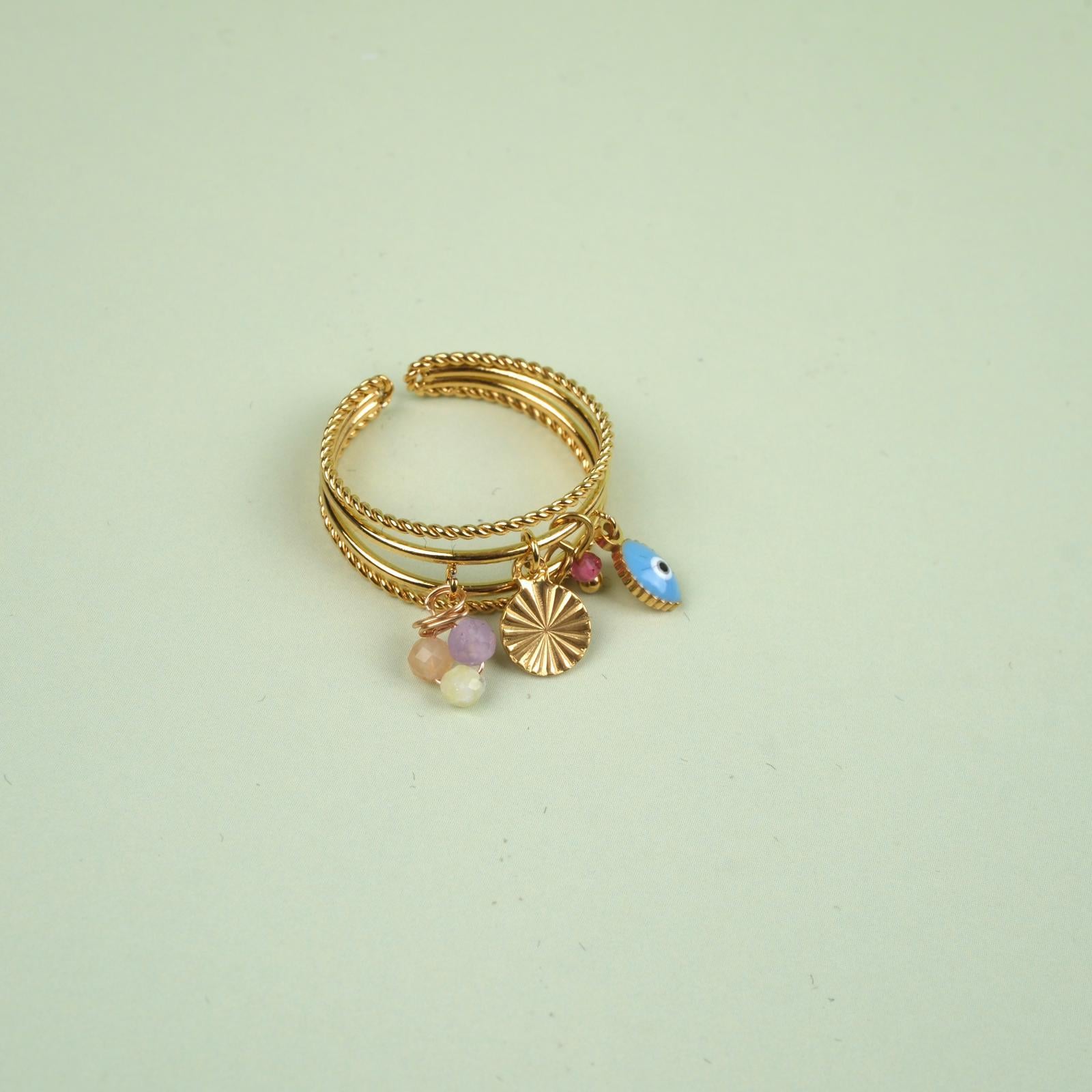 Toptan ÇELİK AYARLANABİLİR YÜZÜK 