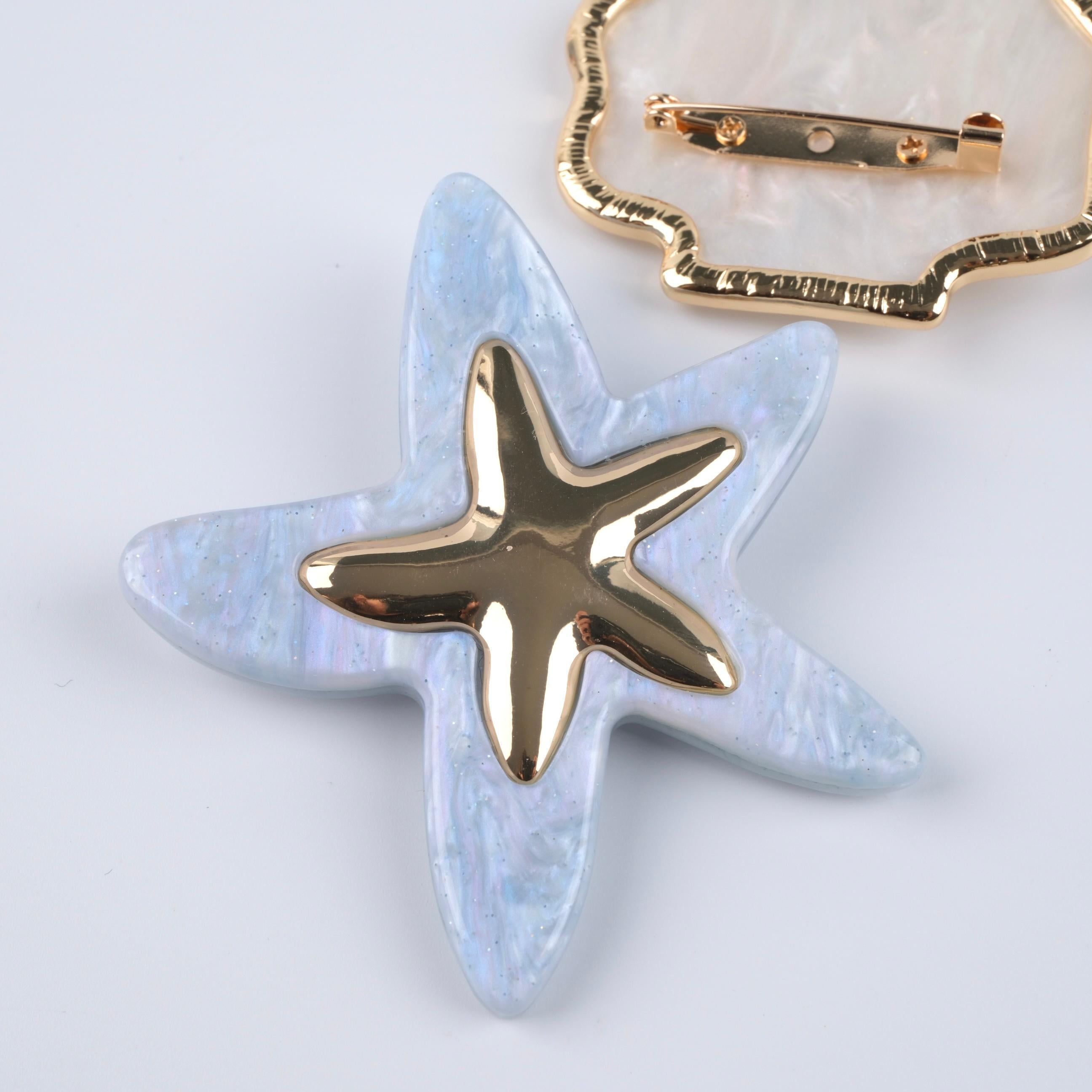 Toptan DENİZ YILDIZI BROŞ