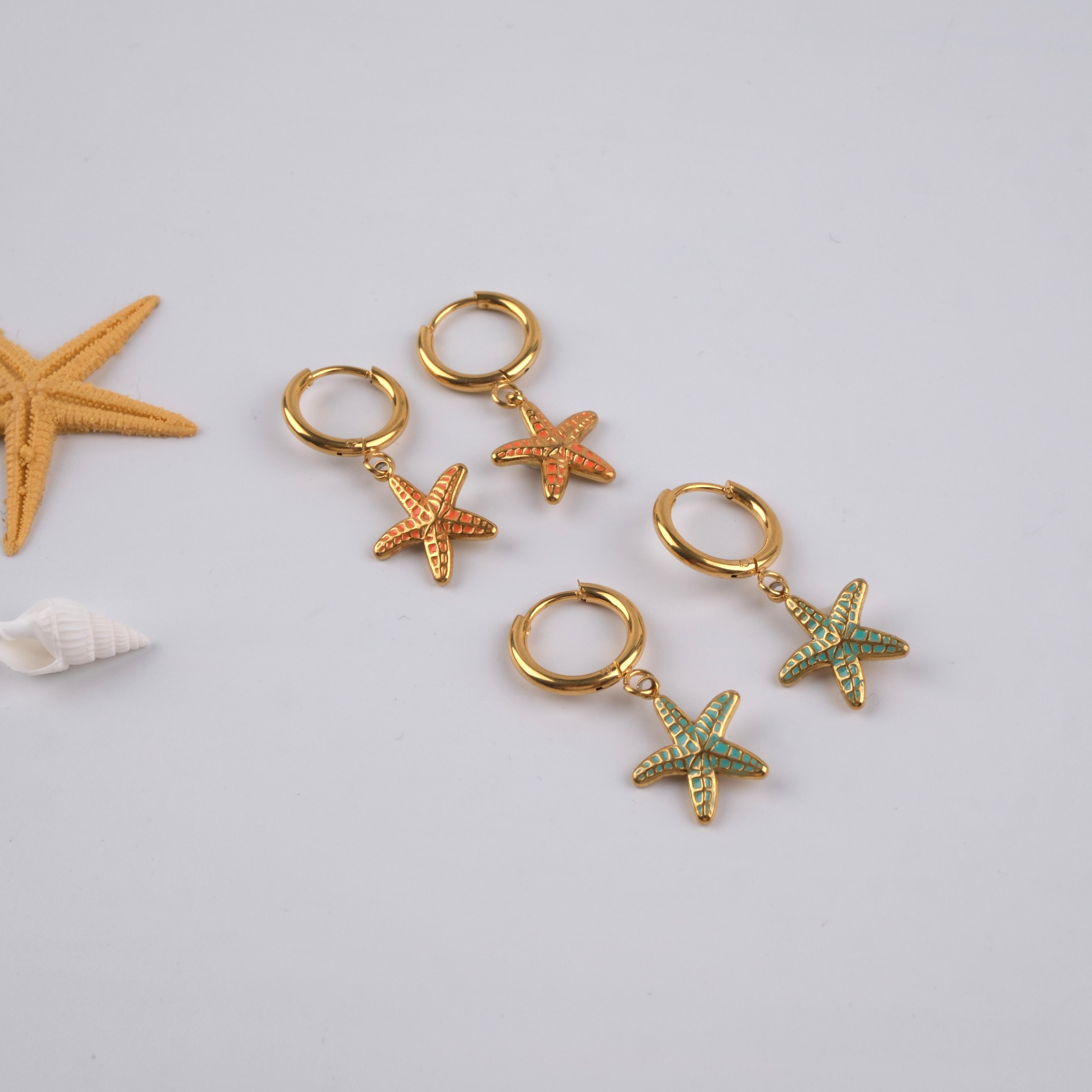 Toptan DENİZ YILDIZI KÜPE 