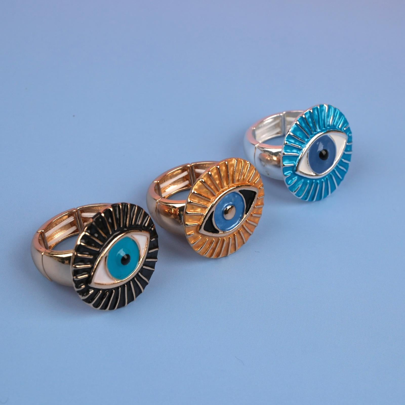 Toptan GÖZ MODEL LASTİKLİ YÜZÜK