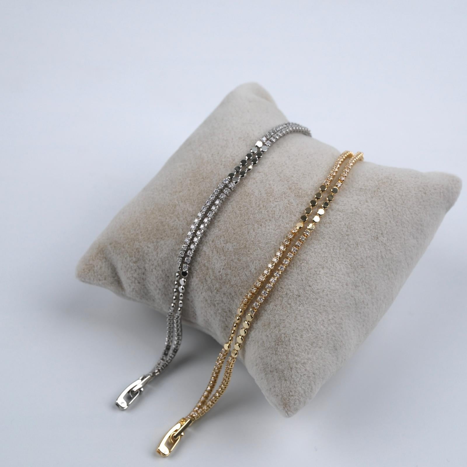 Toptan İKİ SIRA TAŞ BİLEKLİK 