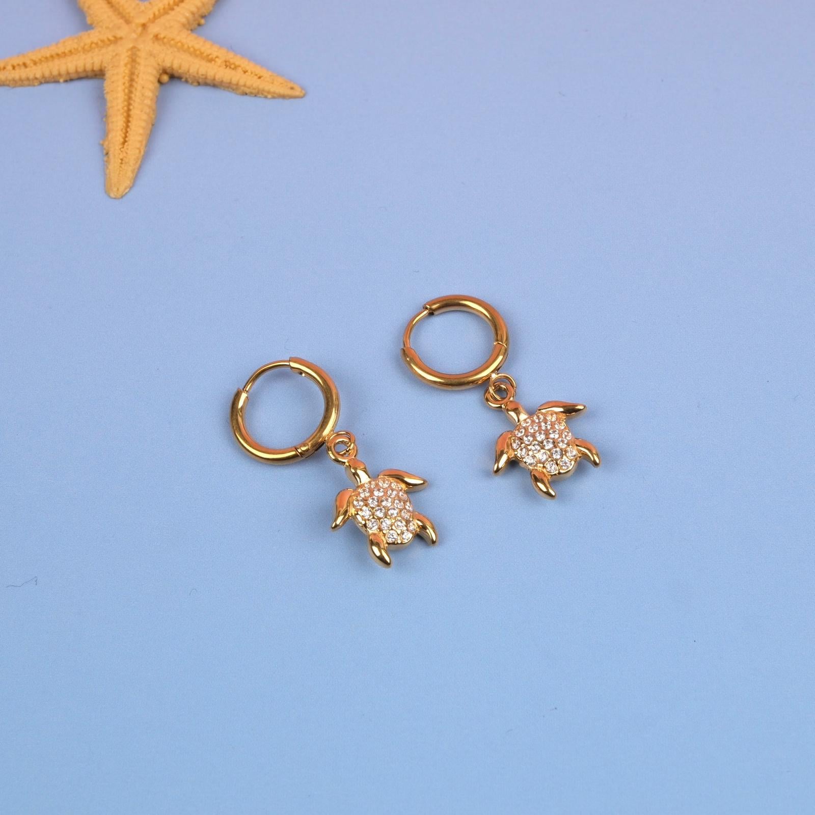 Toptan KAPLUMBAĞA ÇELİK KÜPE