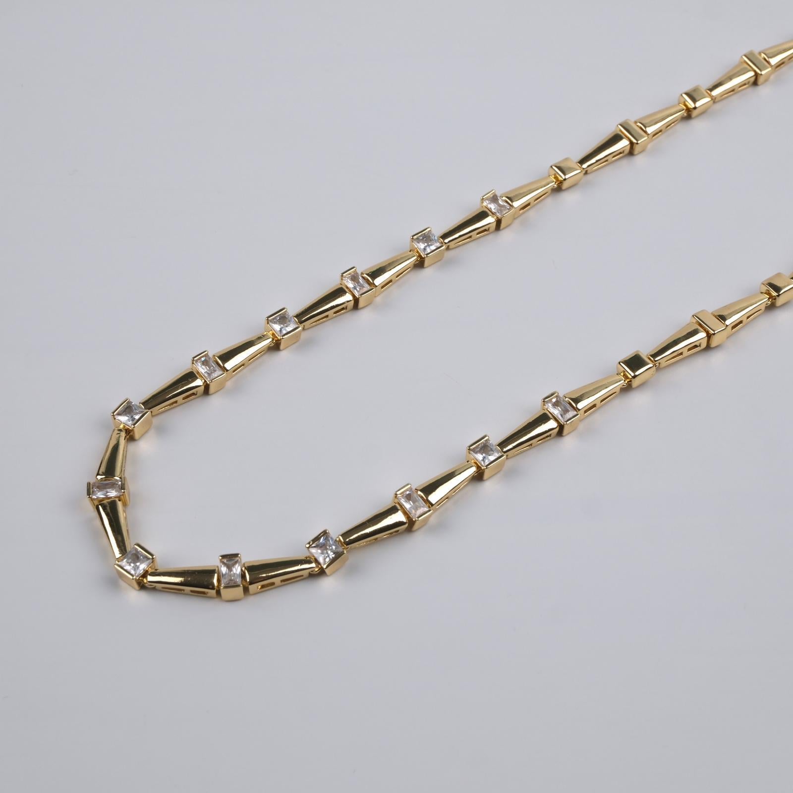 Toptan KARE TAŞ KOLYE 