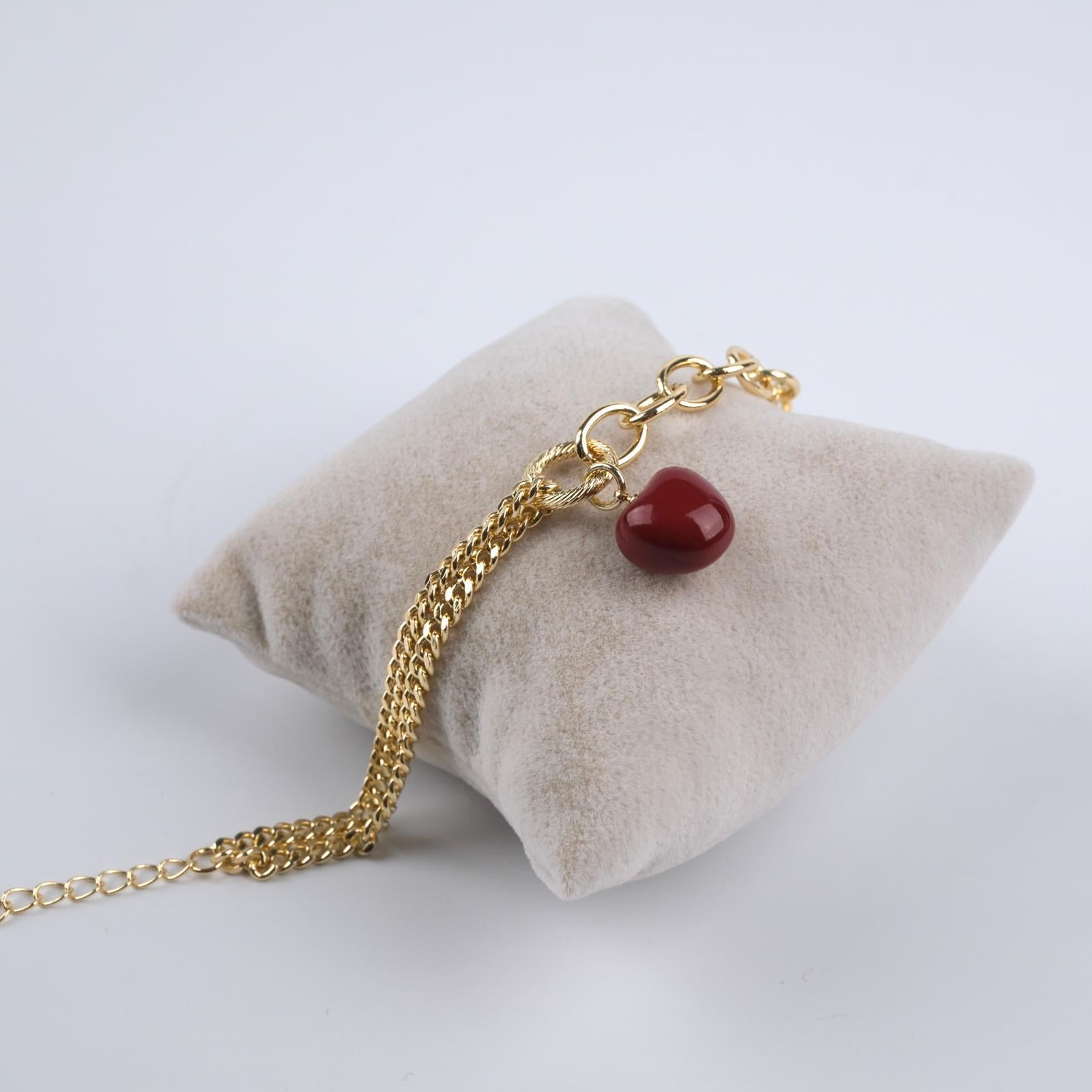 Toptan KİRAZLI BİLEKLİK 