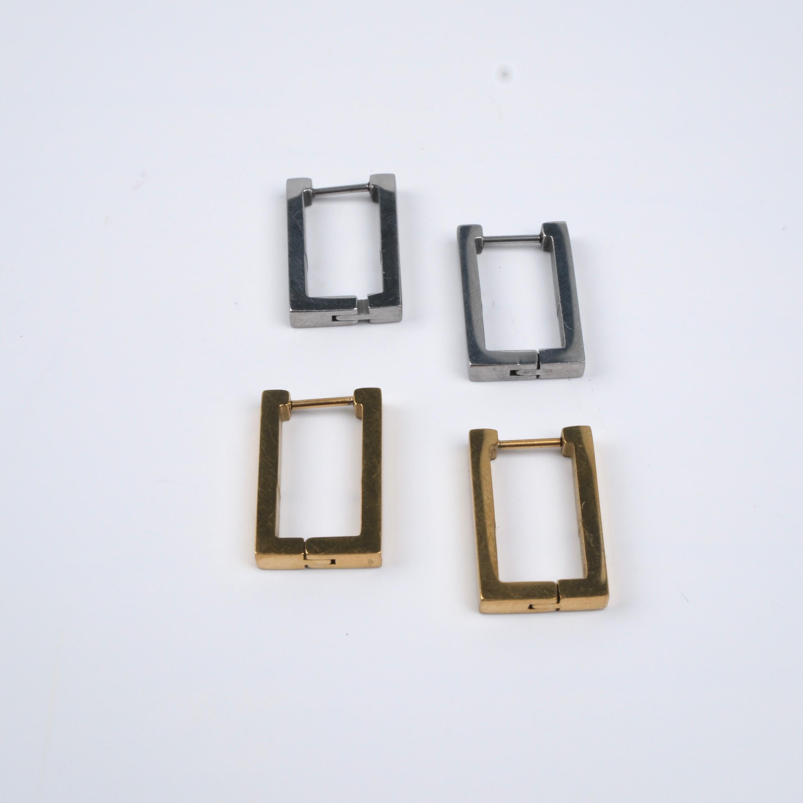 Toptan KÖŞELİ ÇELİK KÜPE