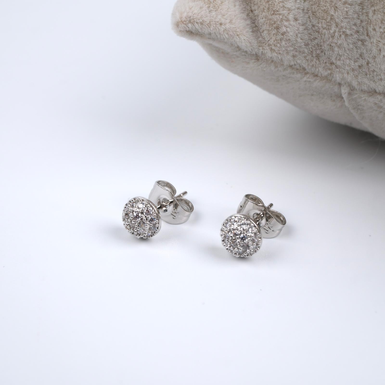 Toptan MİNİ TAŞ SILVER KÜPE