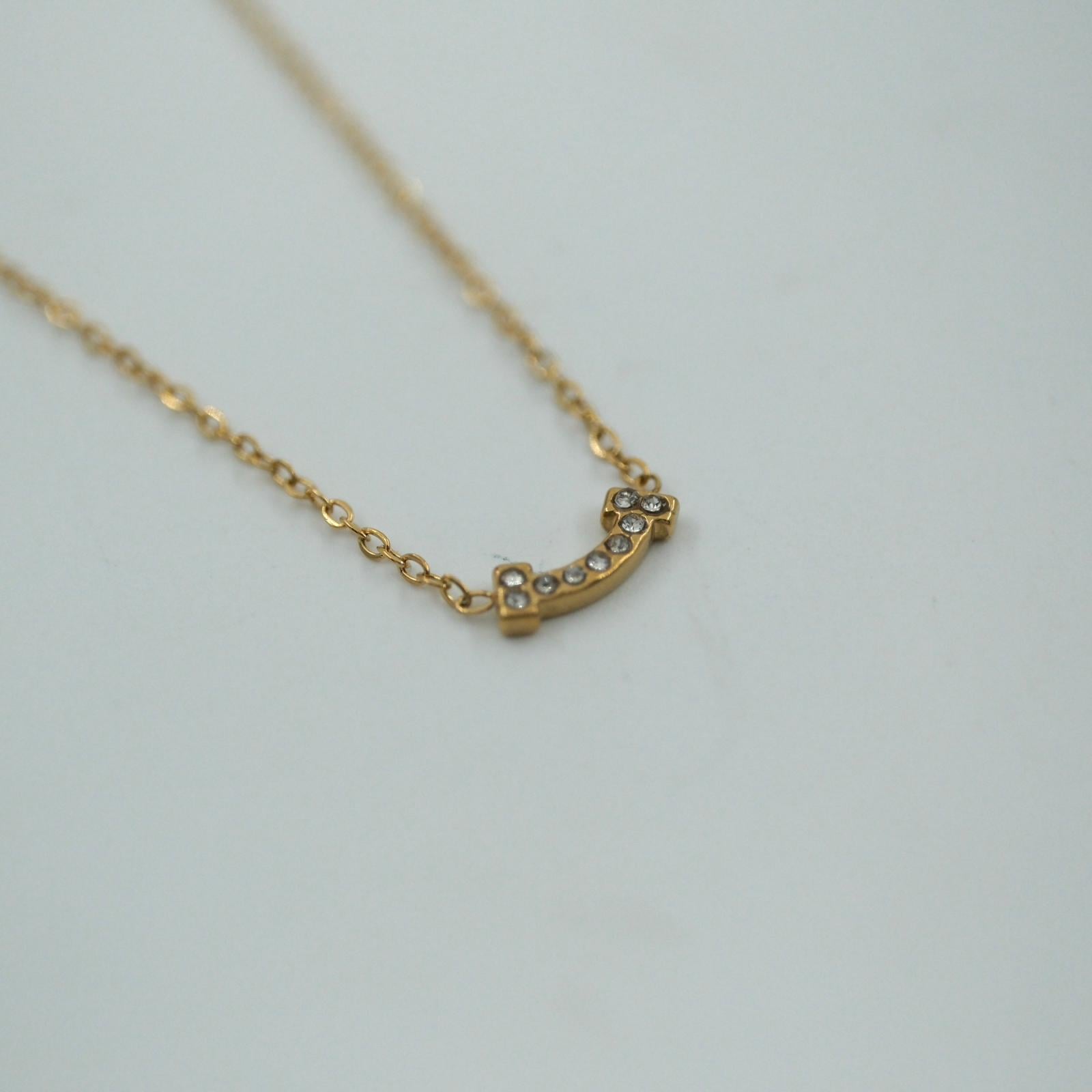 Toptan MİNİ TAŞLI GOLD KOLYE UCU 