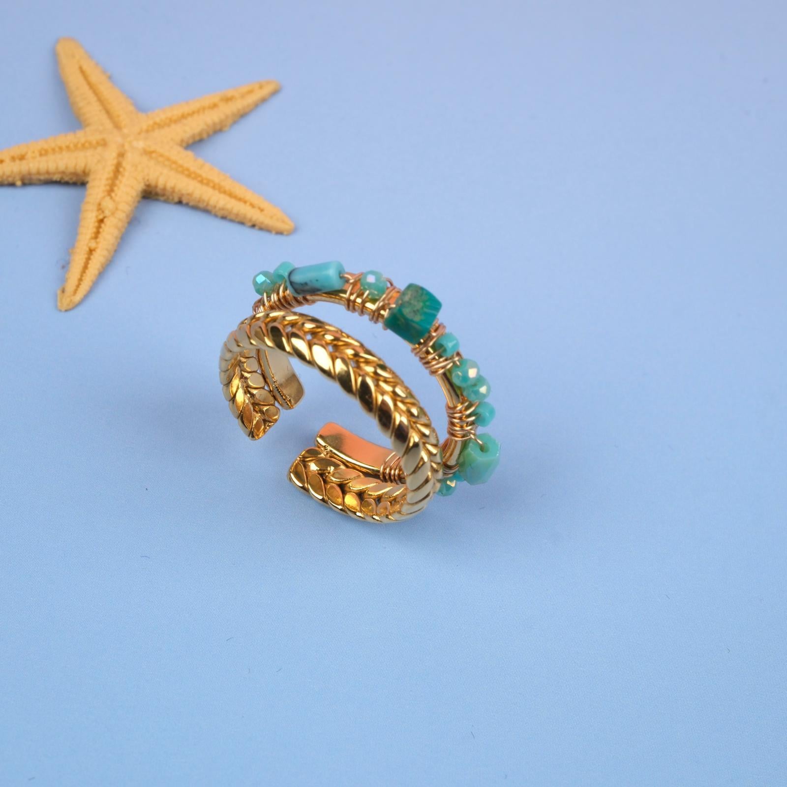 Toptan ÖRGÜ MODEL AYARLANABİLİR YÜZÜK