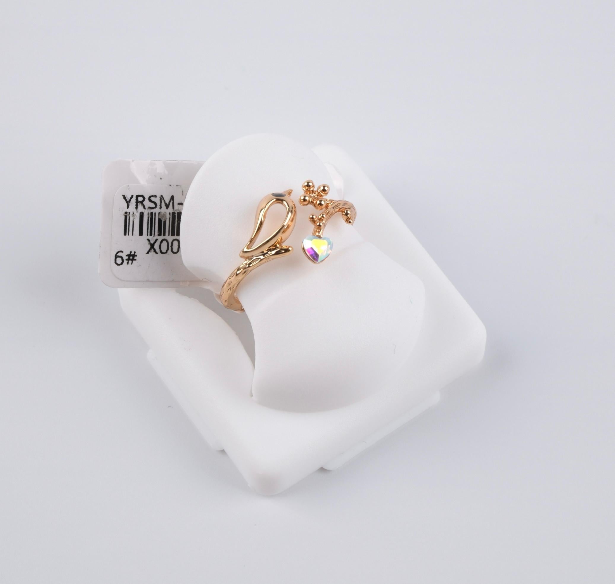 Toptan SWAROVSKİ TAŞ AYARLANABİLİR YÜZÜK   