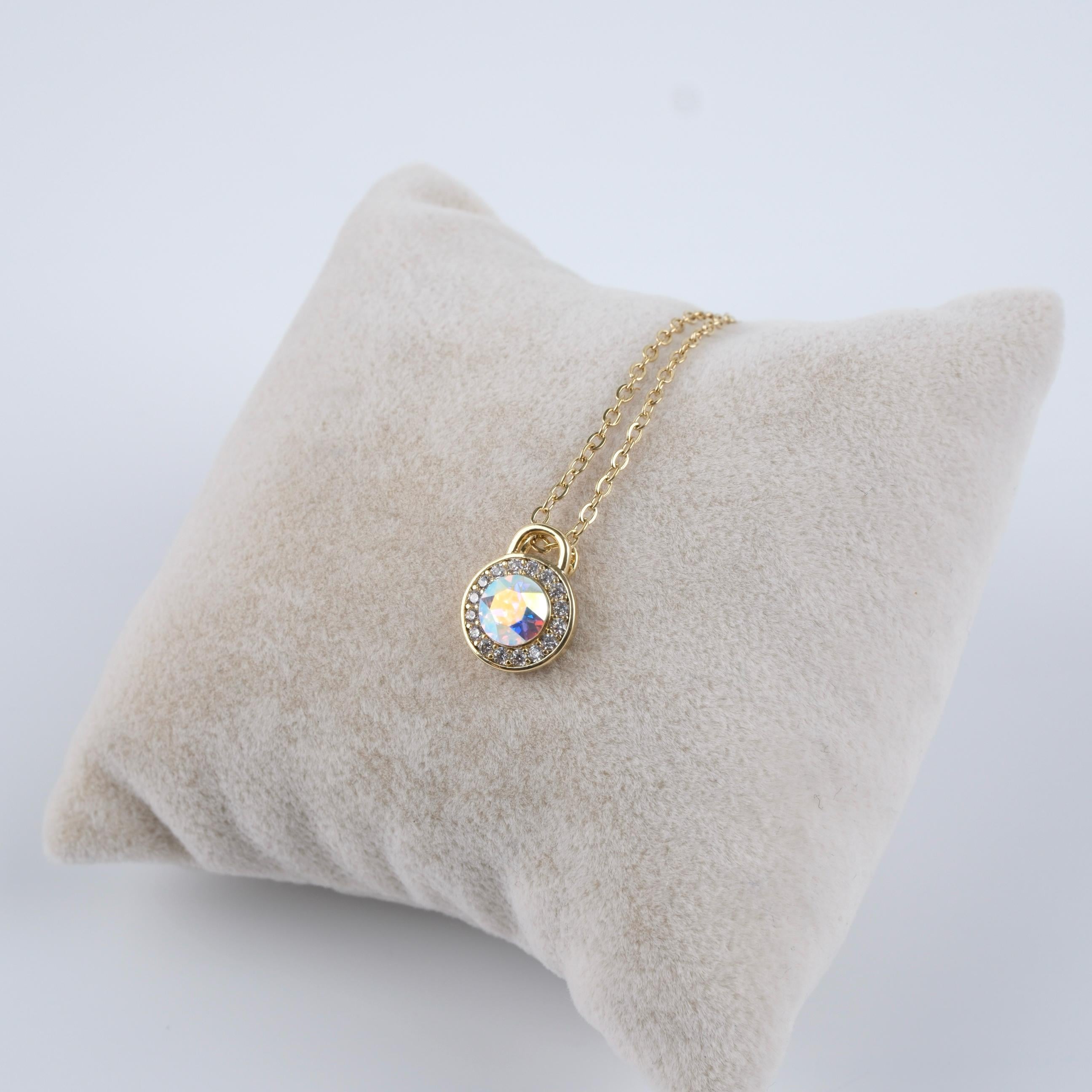 Toptan SWAROVSKİ TAŞLI KOLYE 