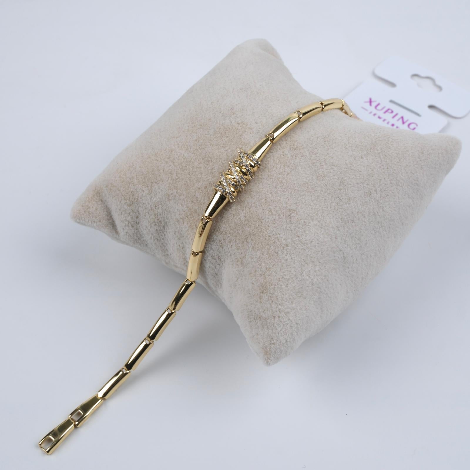 Toptan TAŞLI MODEL GOLD BİLEKLİK