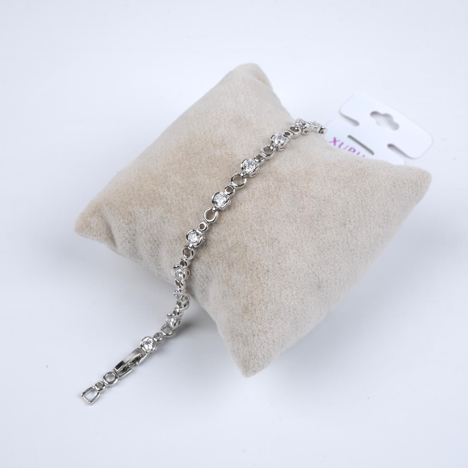 Toptan TAŞLI SILVER BİLEKLİK 