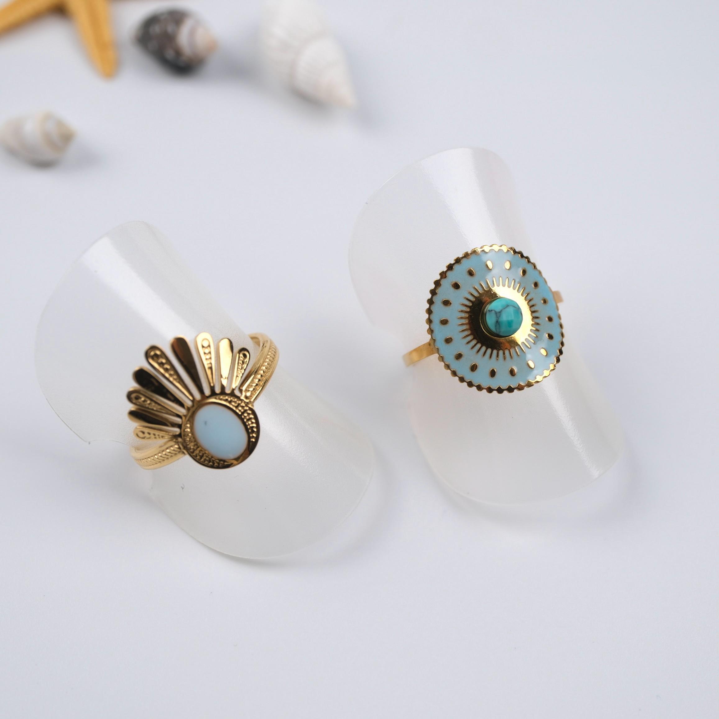 Toptan TURKUAZ RENK YÜZÜK 