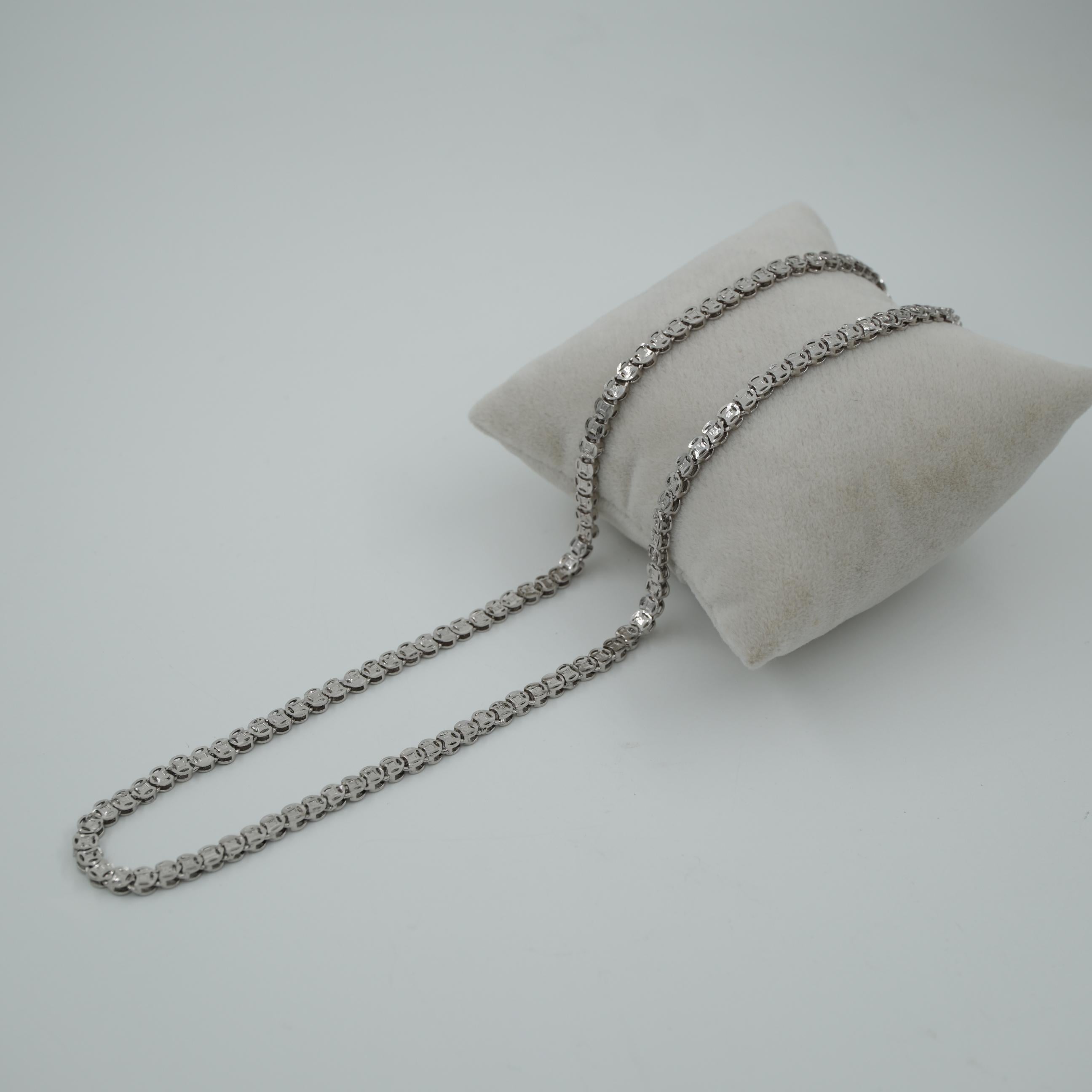 Toptan VIP SERİ 50 CM SILVER ZİNCİR KOLYE 