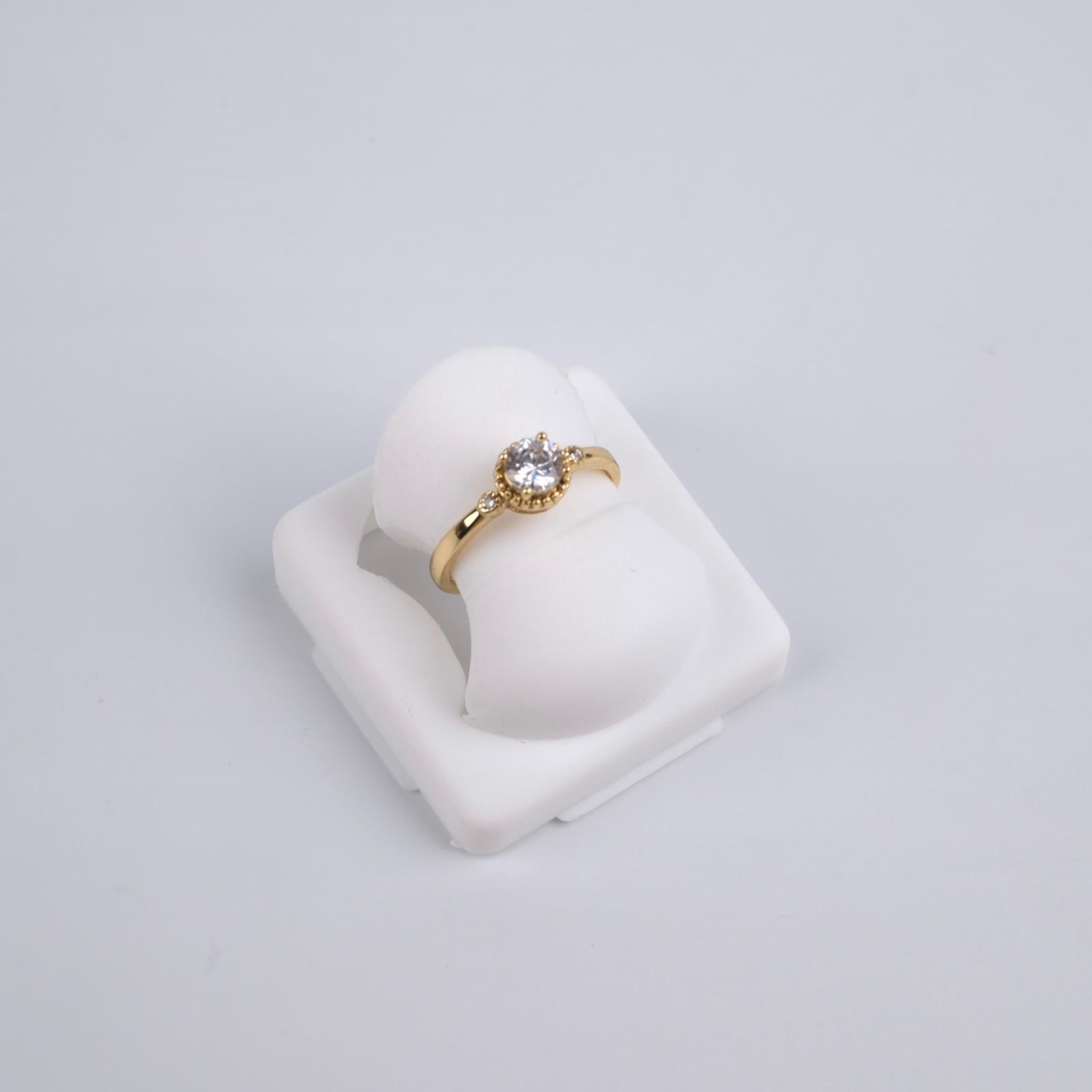 Toptan YUVARLAK TAŞ YÜZÜK