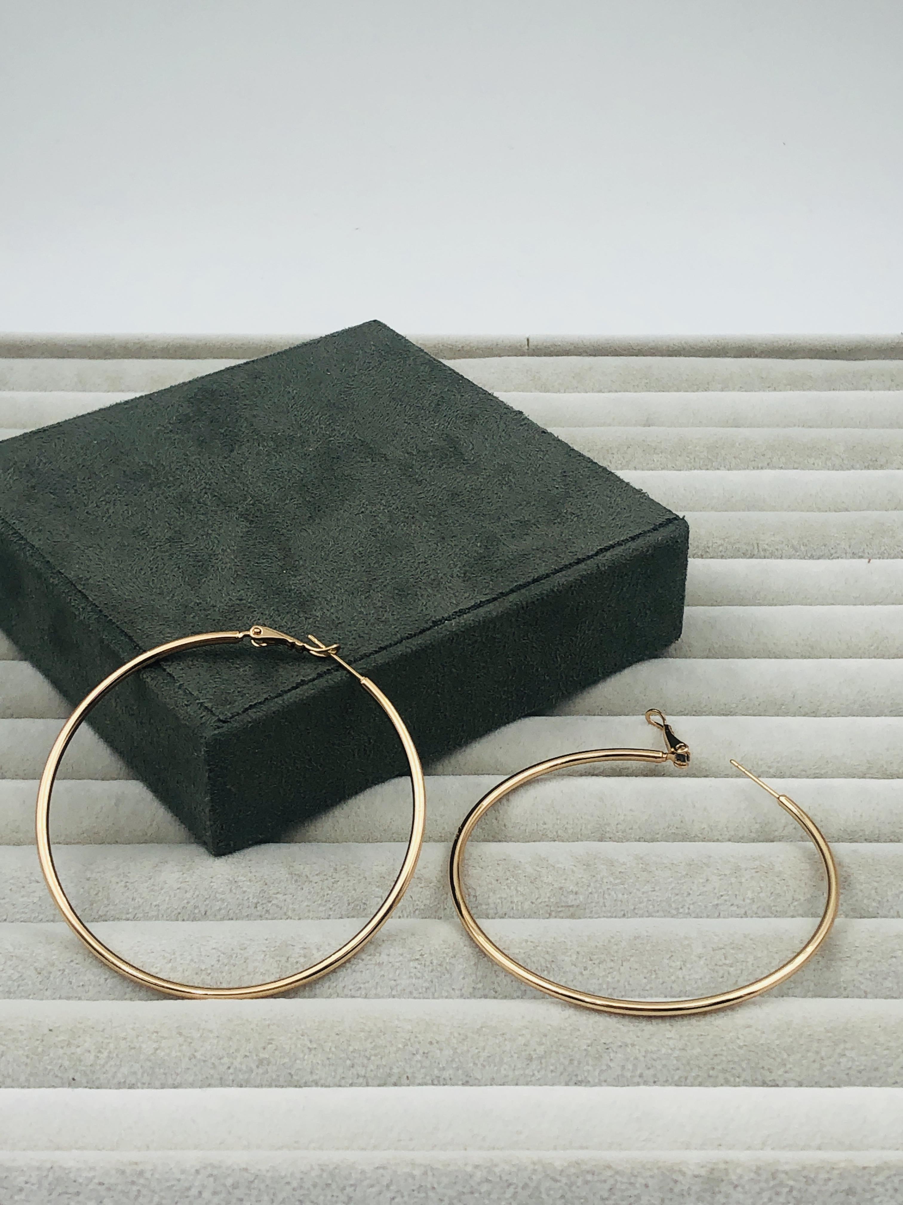 VIP SERİ İNCE SILVER HALKA KÜPE