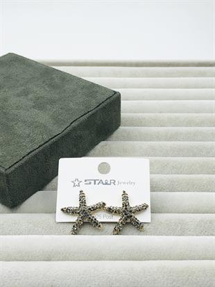 TAŞLI DENİZ YILDIZI KÜPE