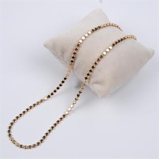 Toptan PUL ZİNCİR KOLYE 18K GOLD