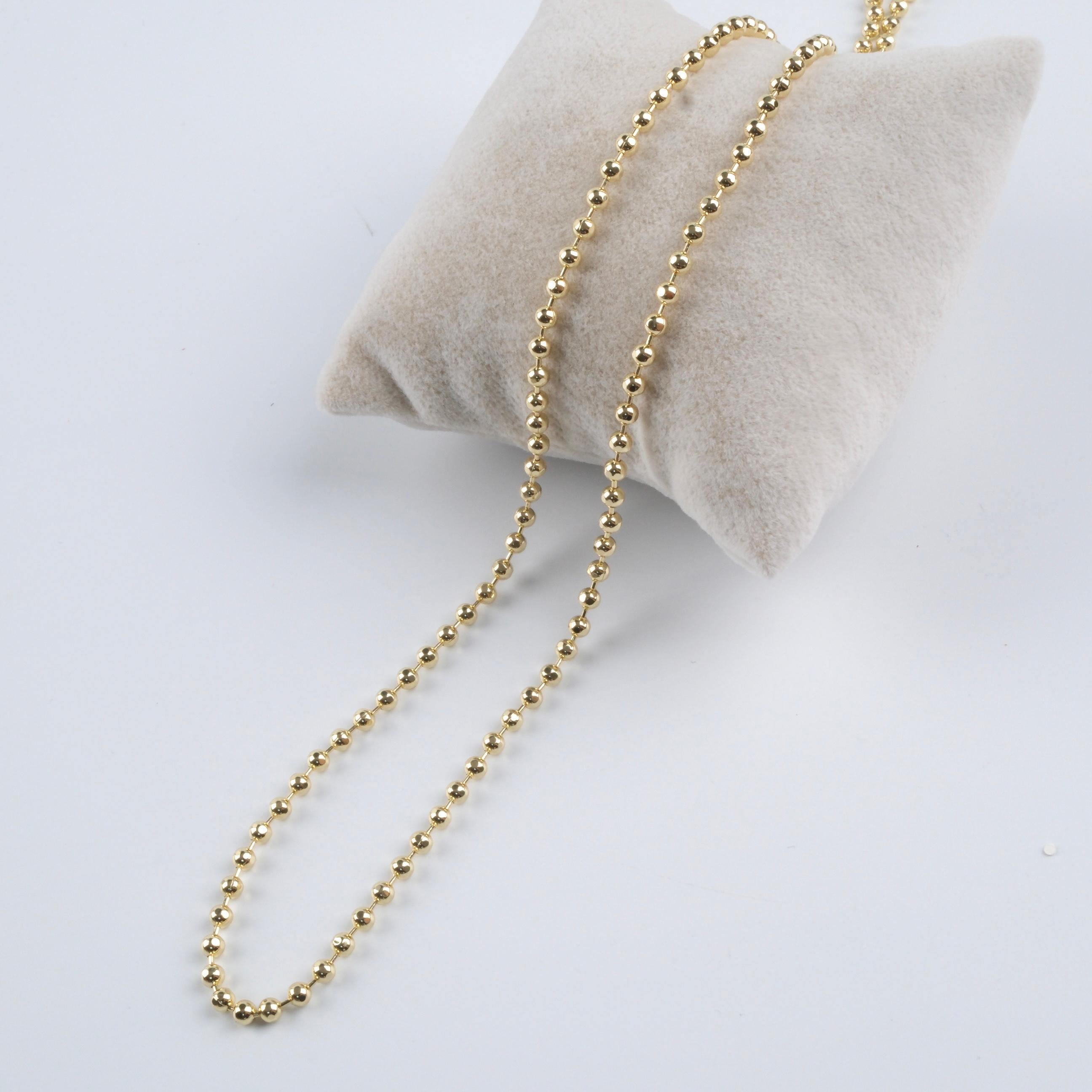 Toptan 14K DORİKA ZİNCİR KOLYE