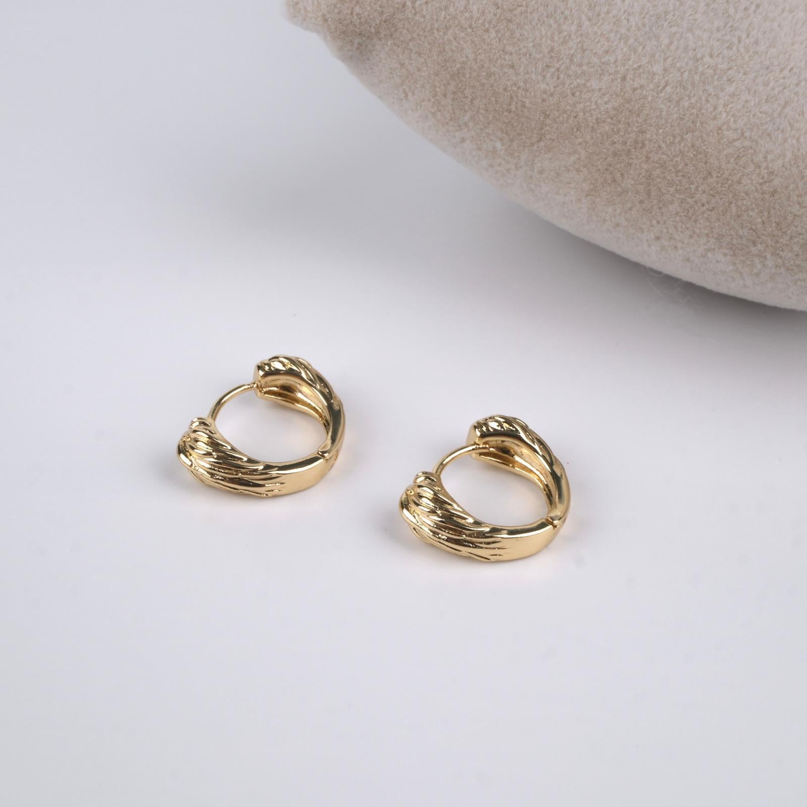 Toptan 14K HALKA KÜPE