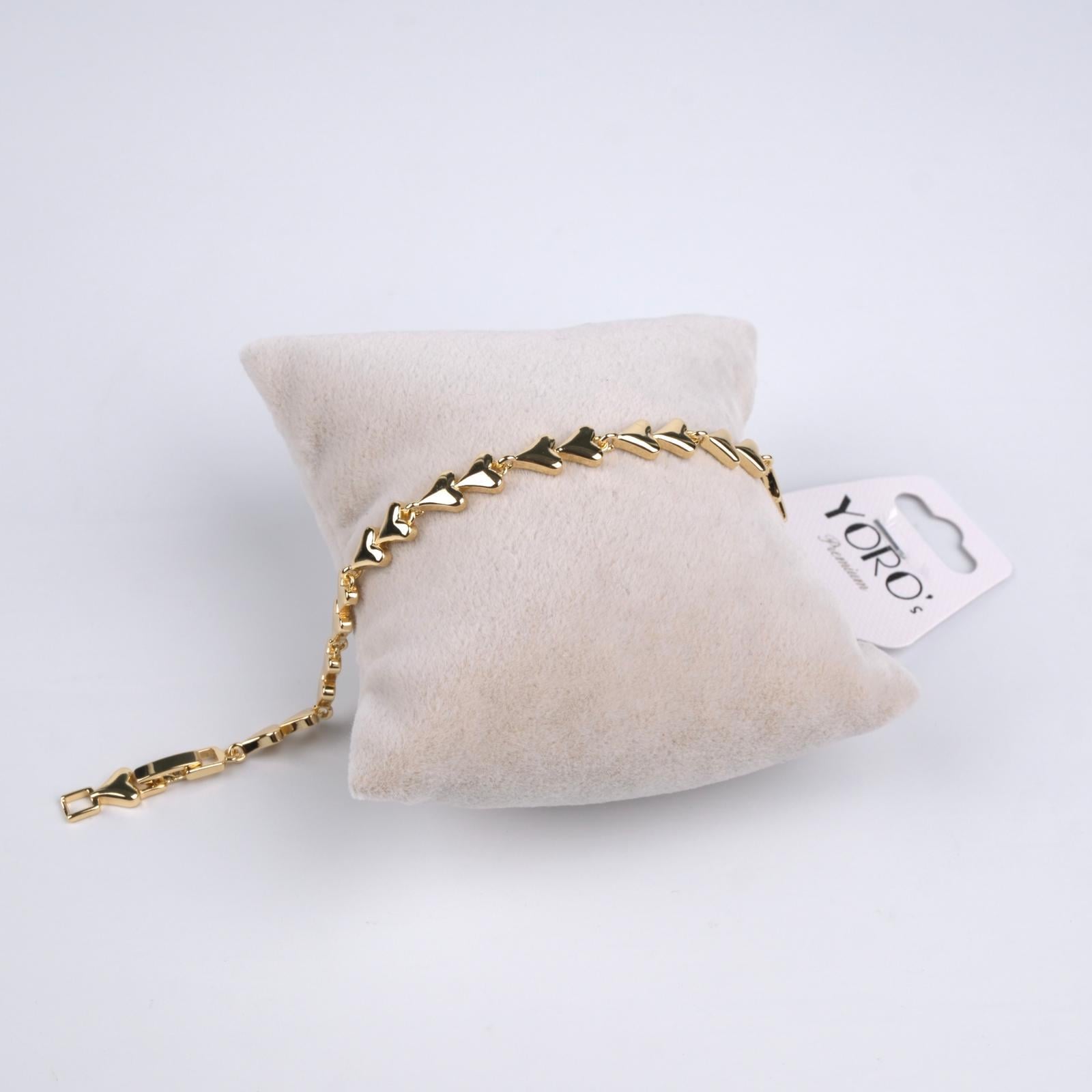 Toptan 14K KALP BİLEKLİK