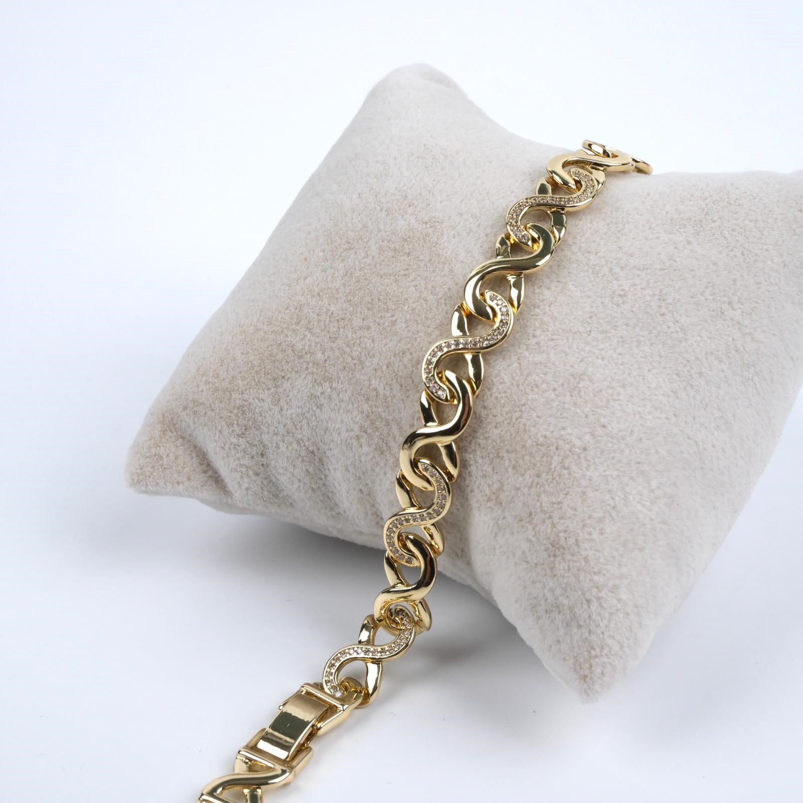 Toptan 14K SONSUZLUK MODEL BİLEKLİK 
