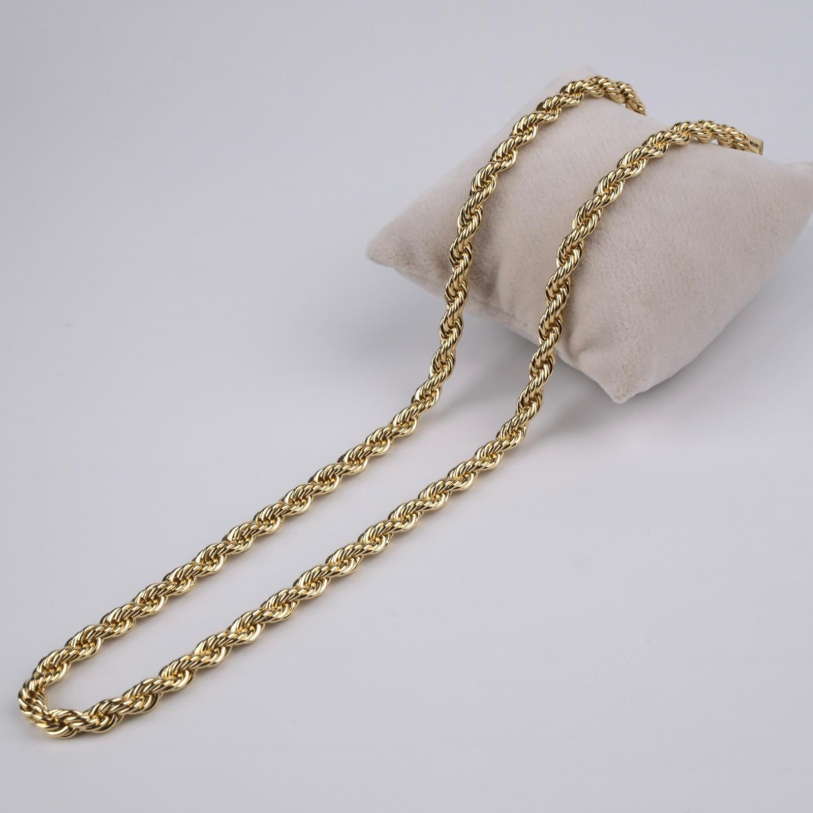 Toptan 60CM 5MM BURGU ZİNCİR KOLYE