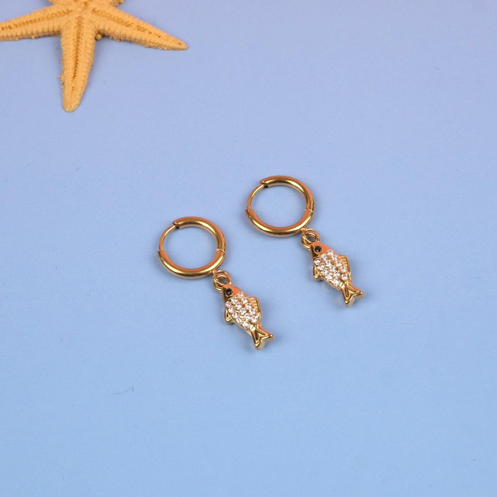 Toptan BALIK ÇELİK KÜPE