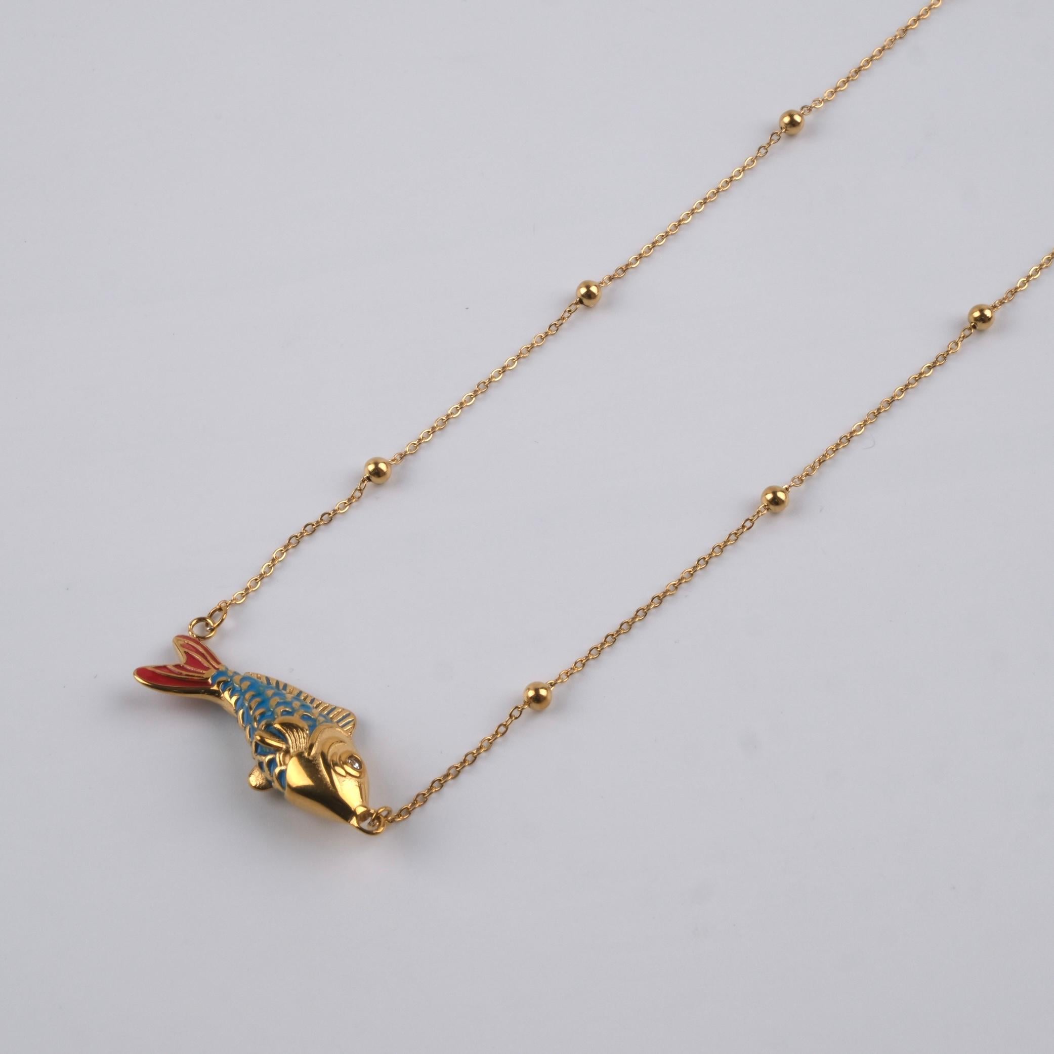 Toptan BALIK UÇLU KOLYE