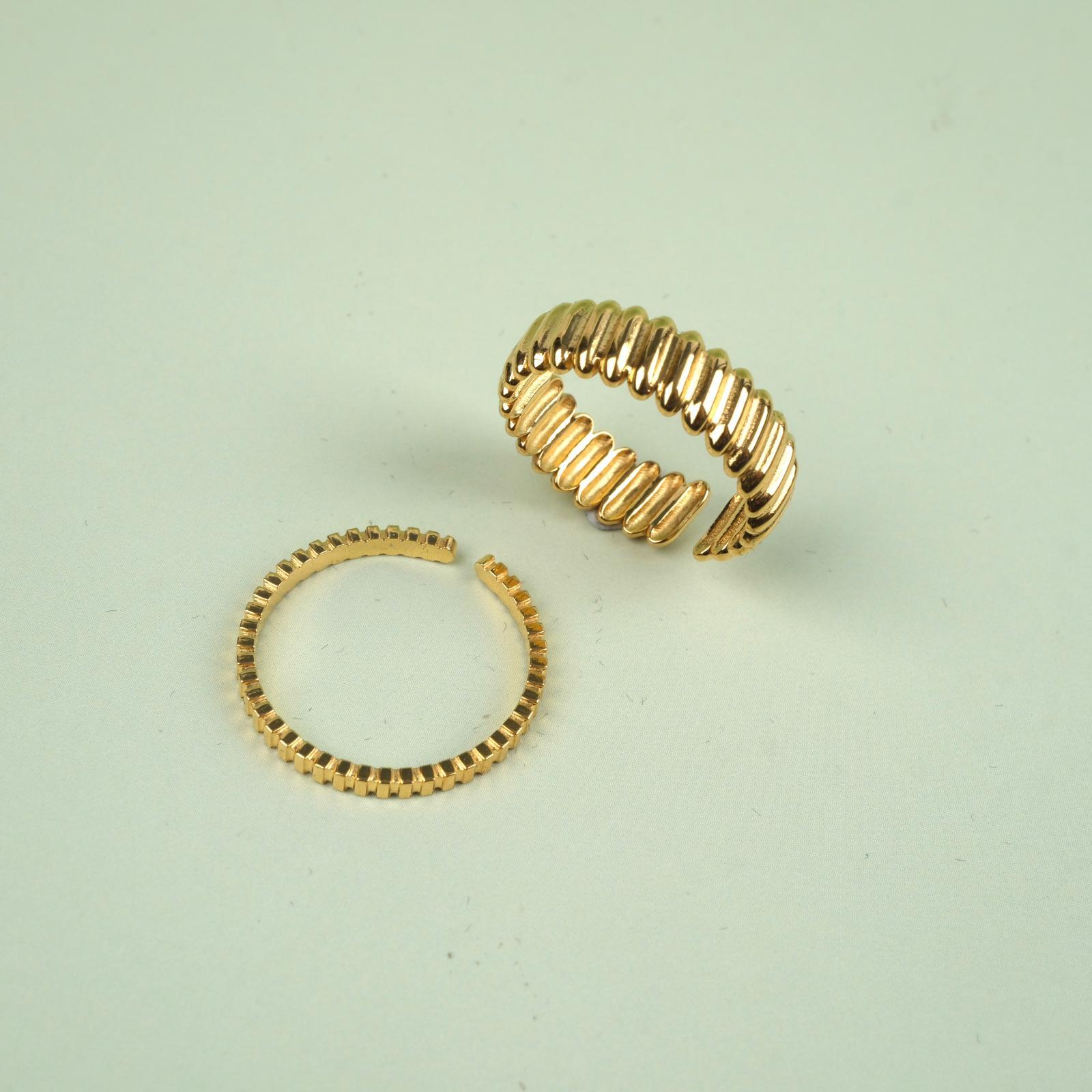 Toptan ÇELİK AYARLANABİLİR YÜZÜK 