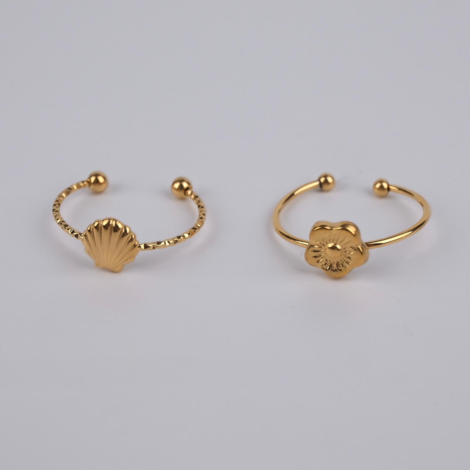 Toptan ÇELİK AYARLANABİLİR YÜZÜK 