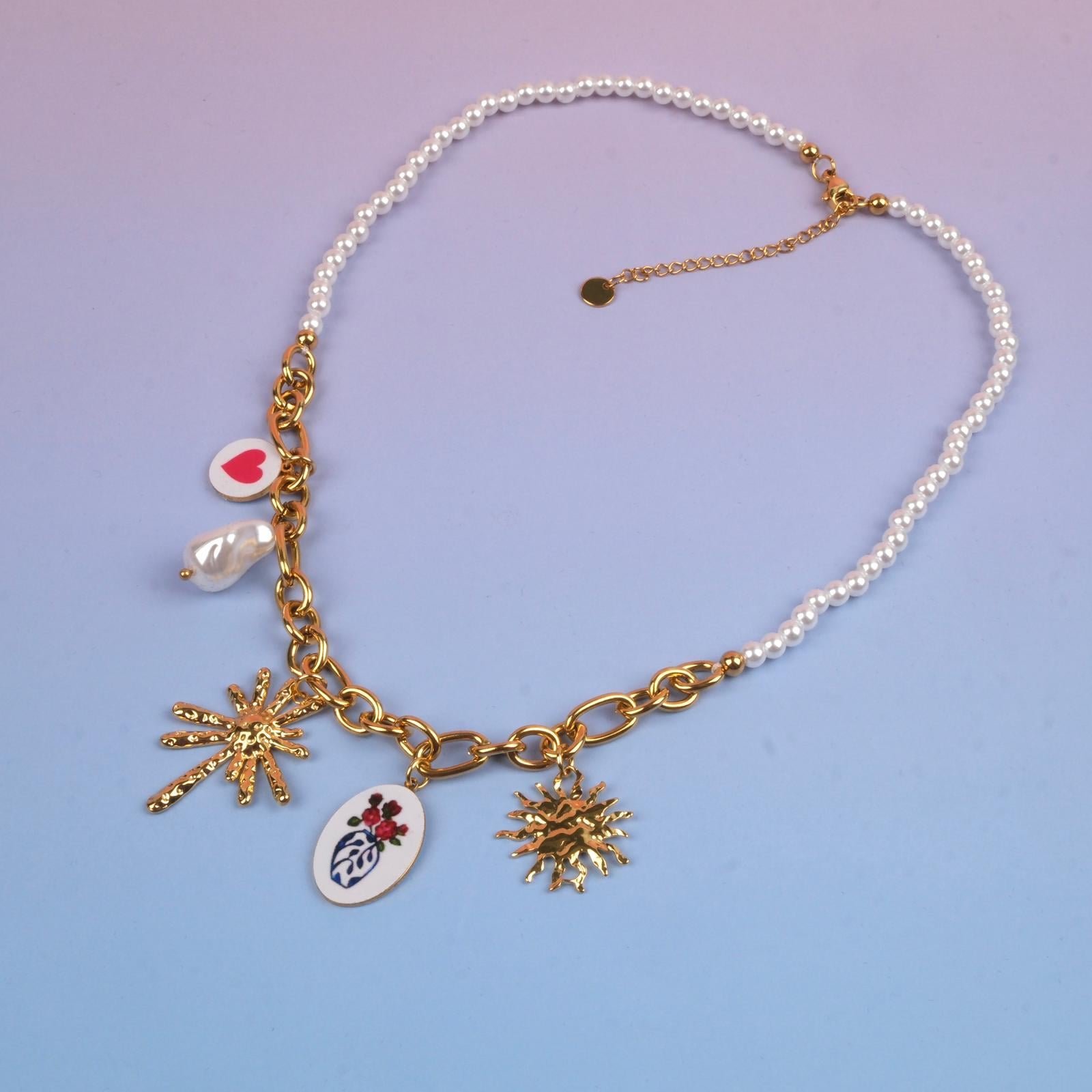 Toptan CHARM'LI KOLYE