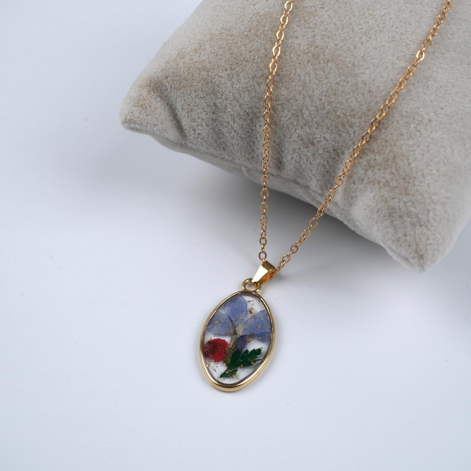 Toptan ÇİÇEKLİ KOLYE