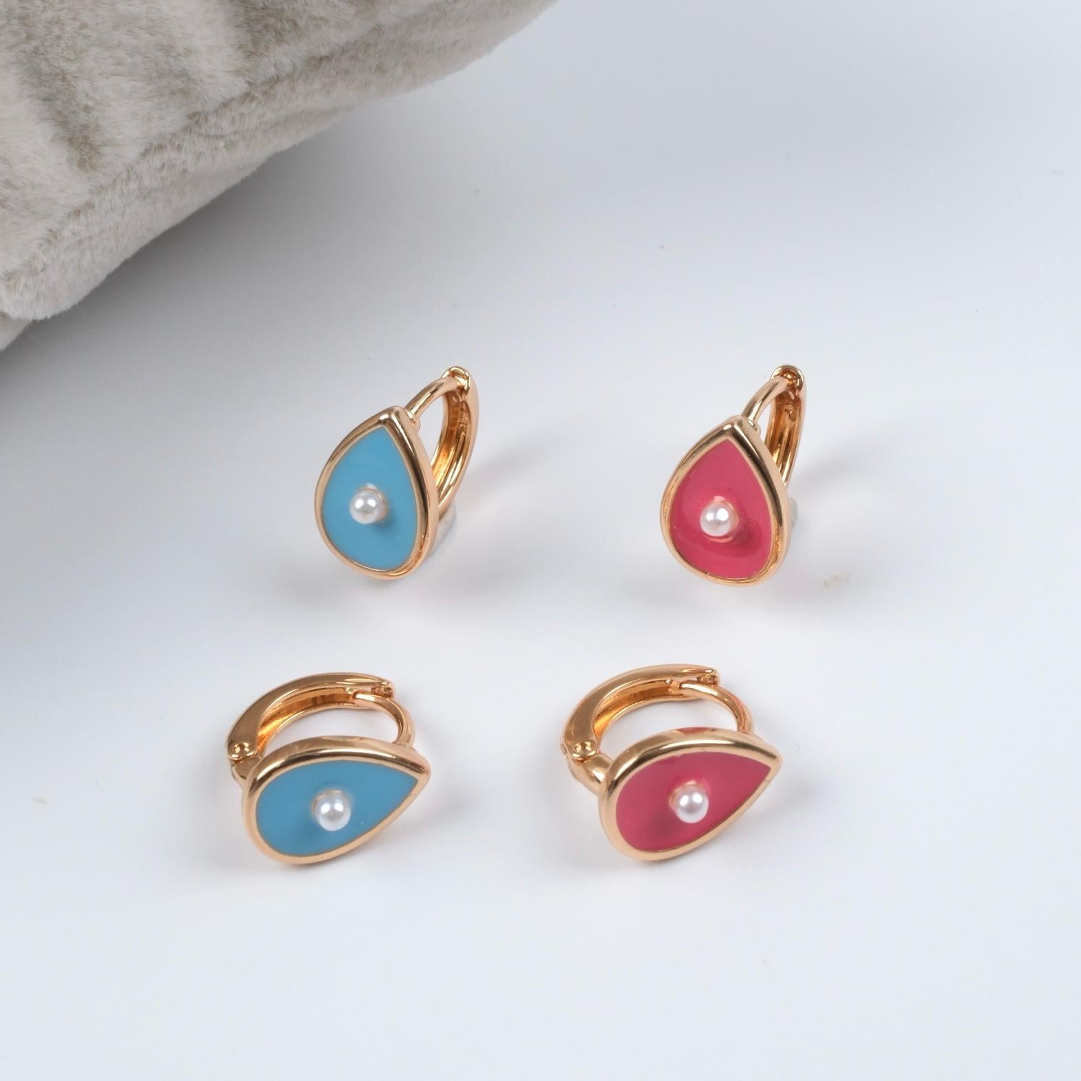 Toptan DAMLA MODEL İNCİLİ KÜPE 