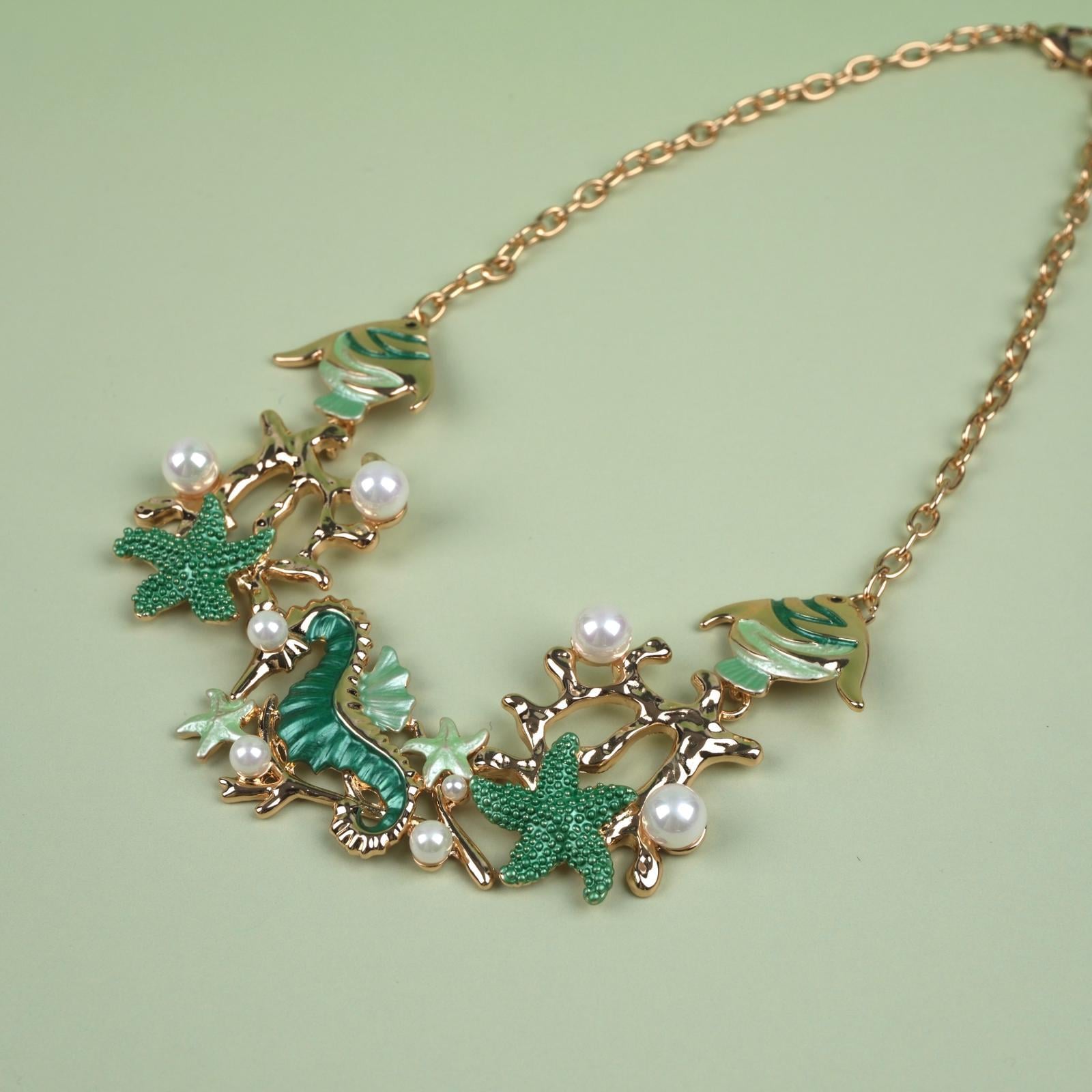 Toptan DENİZ ATI KOLYE