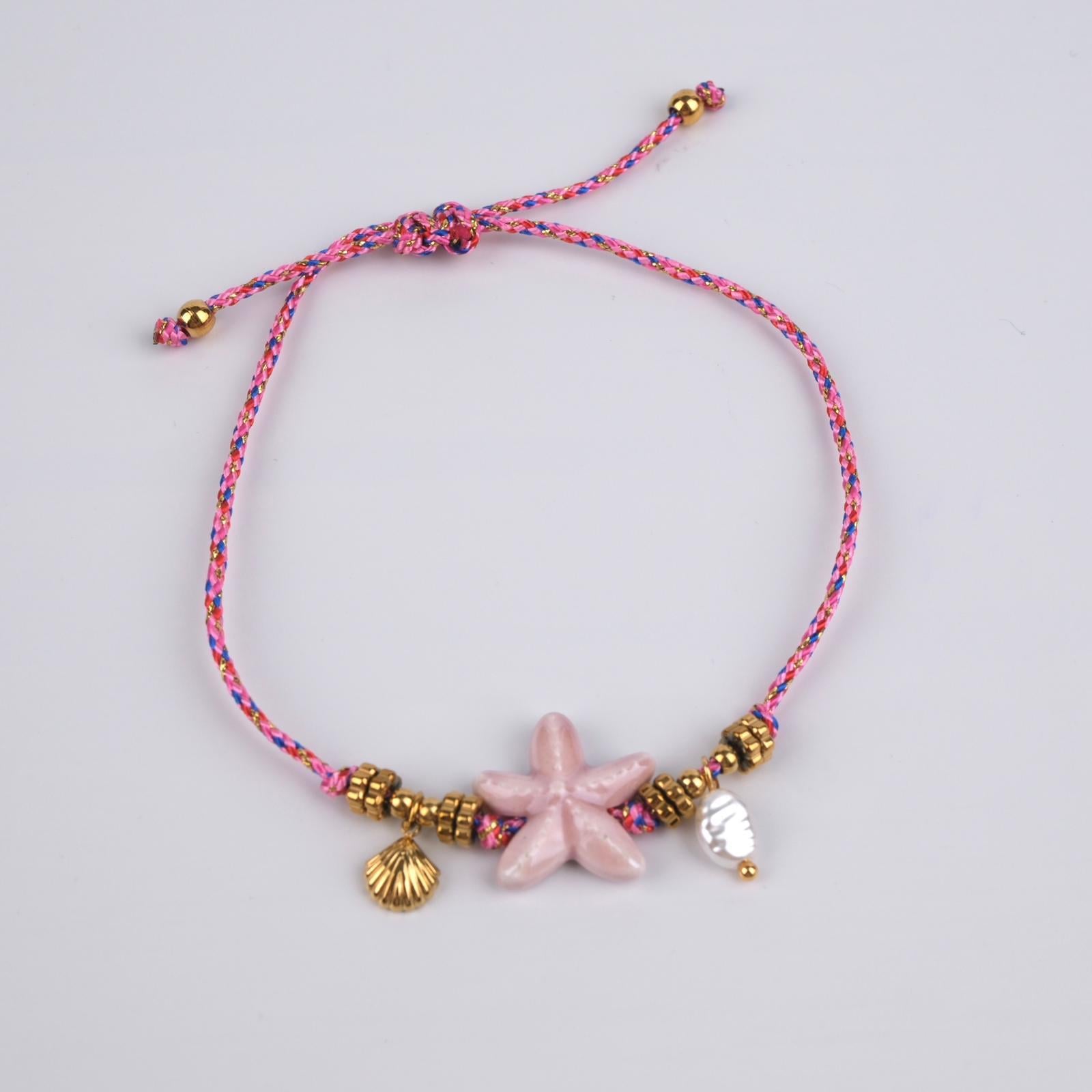 Toptan DENİZ YILDIZI İP BİLEKLİK  