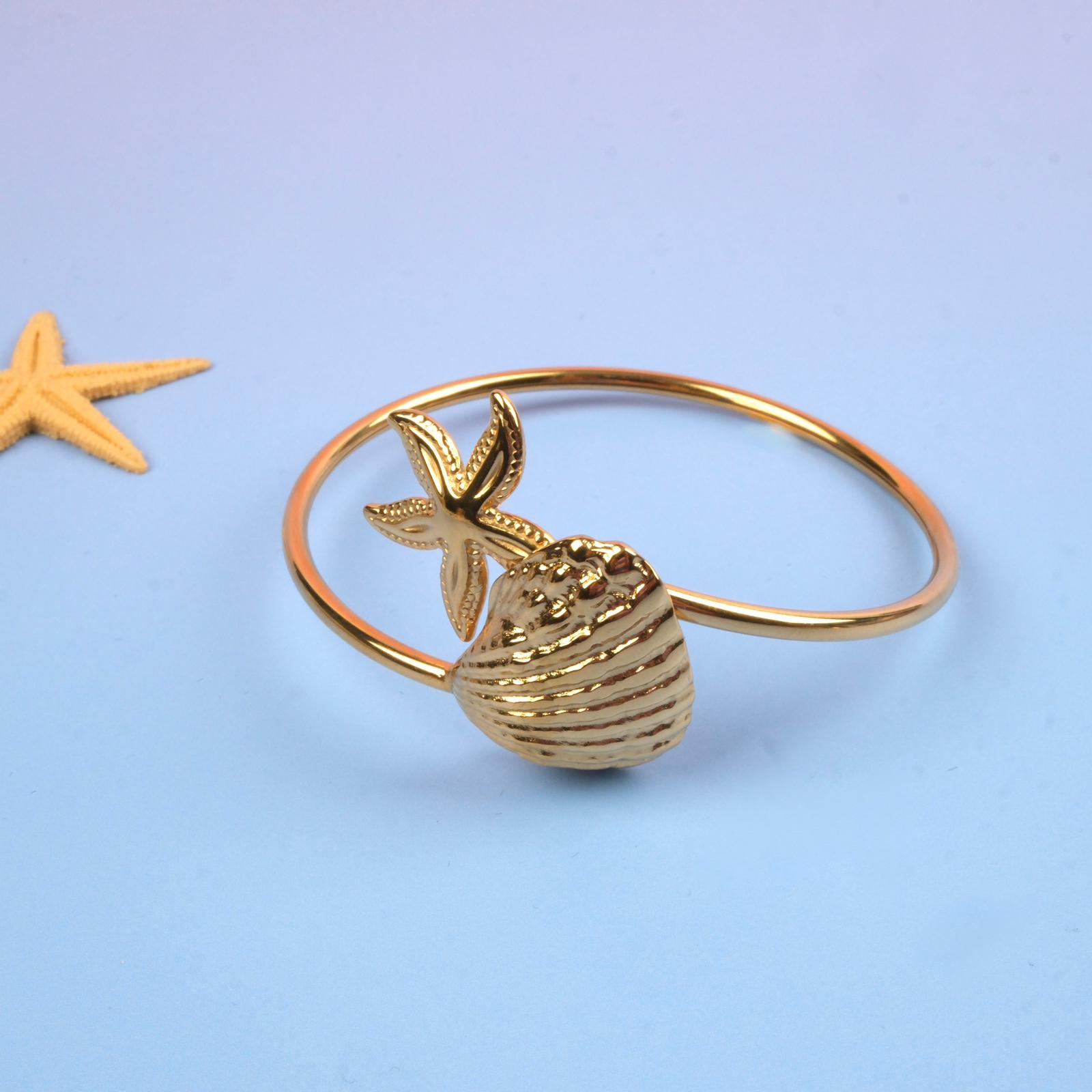 Toptan DENİZ YILDIZI İSTİRİDYE KELEPÇE BİLEKLİK