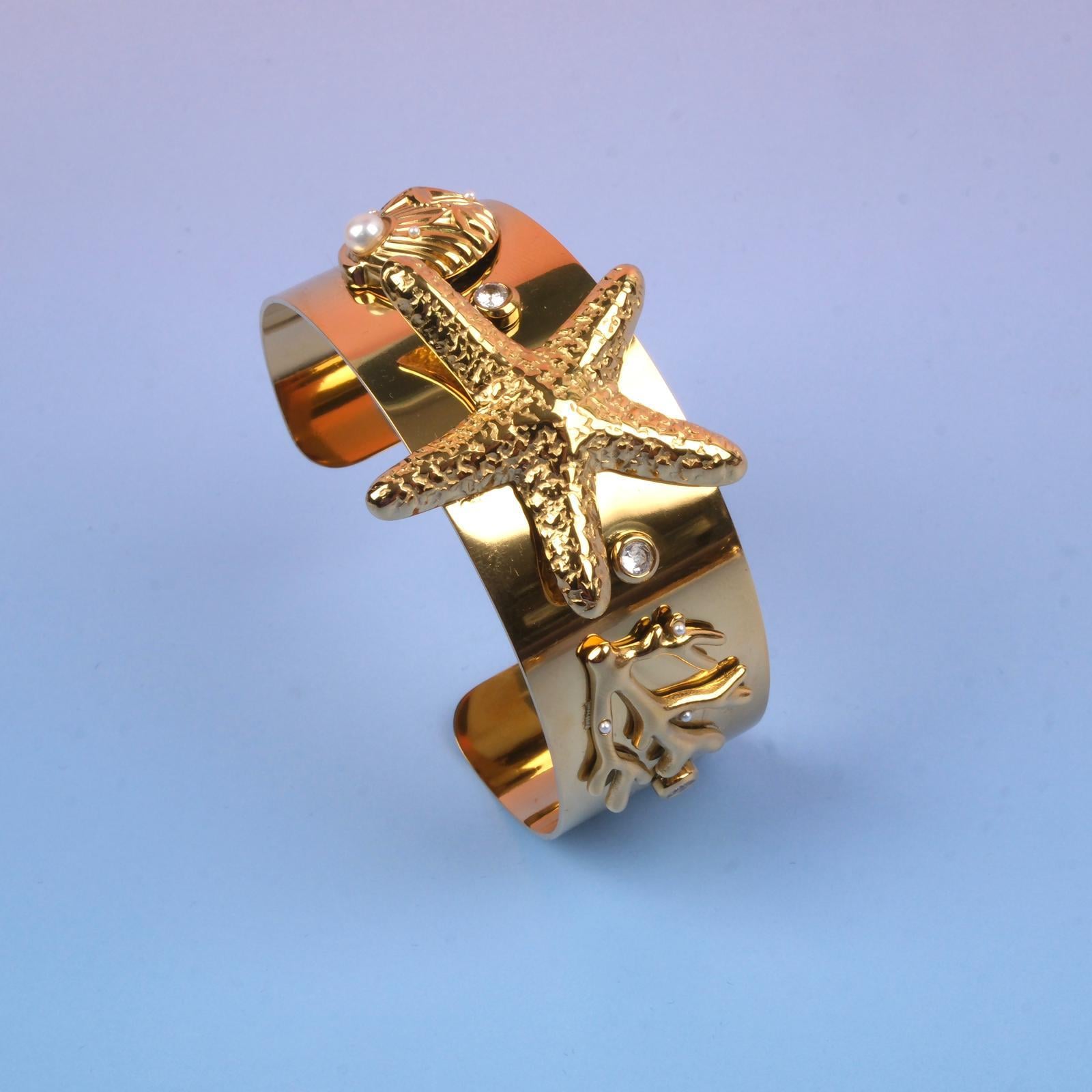 Toptan DENİZ YILDIZI KELEPÇE BİLEKLİK