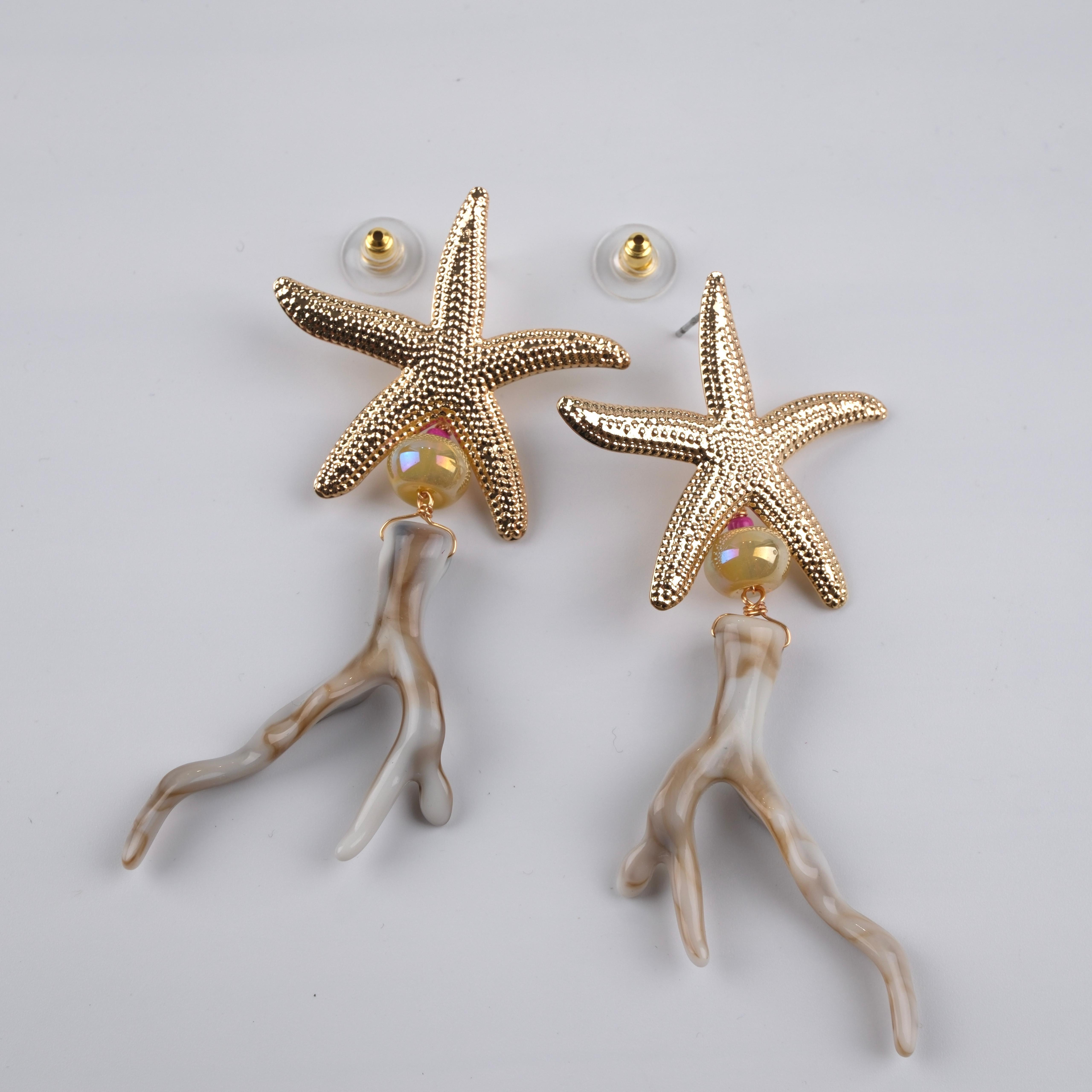 Toptan DENİZ YILDIZI KÜPE