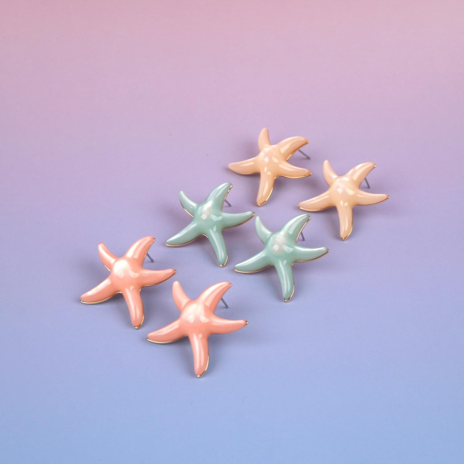 Toptan DENİZ YILDIZI KÜPE