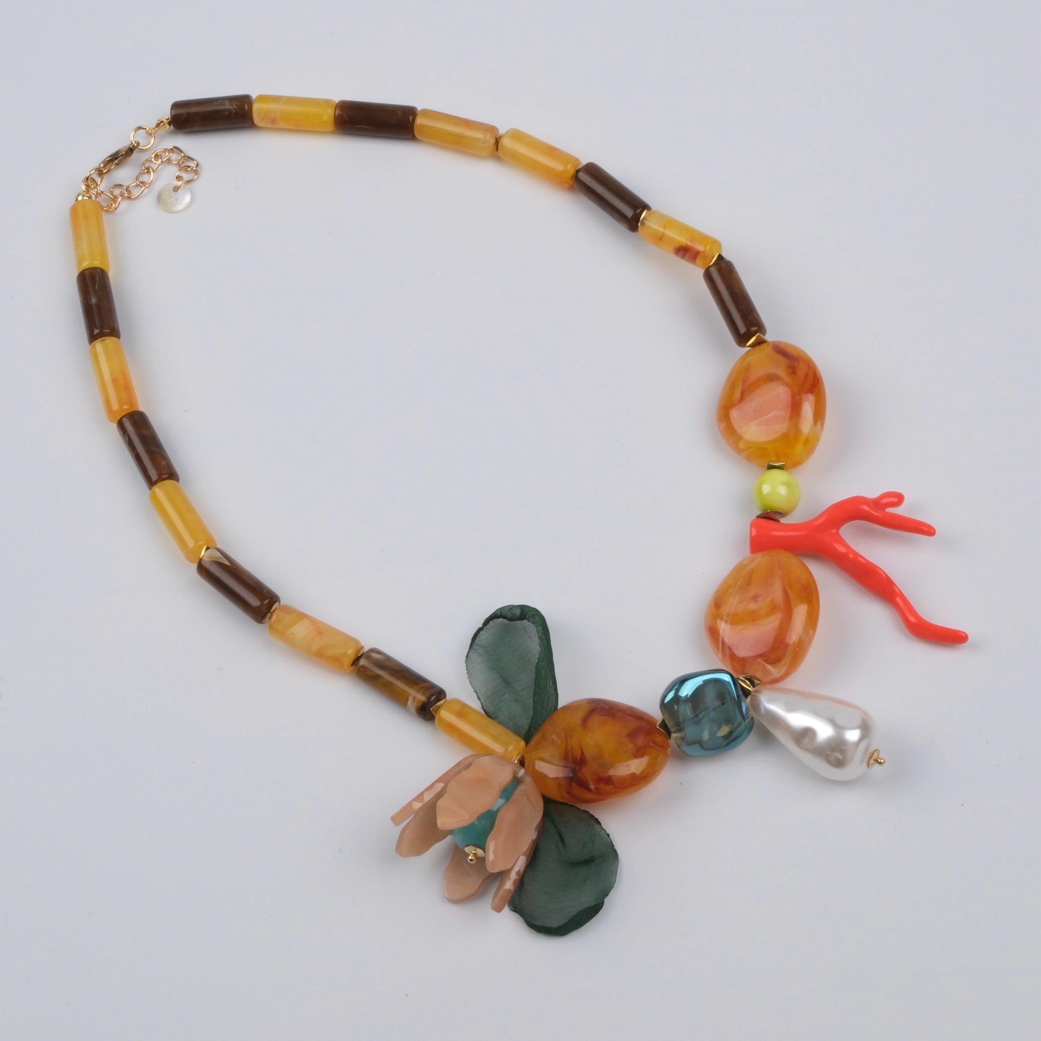 Toptan İNCİ DETAYLI  KOLYE 