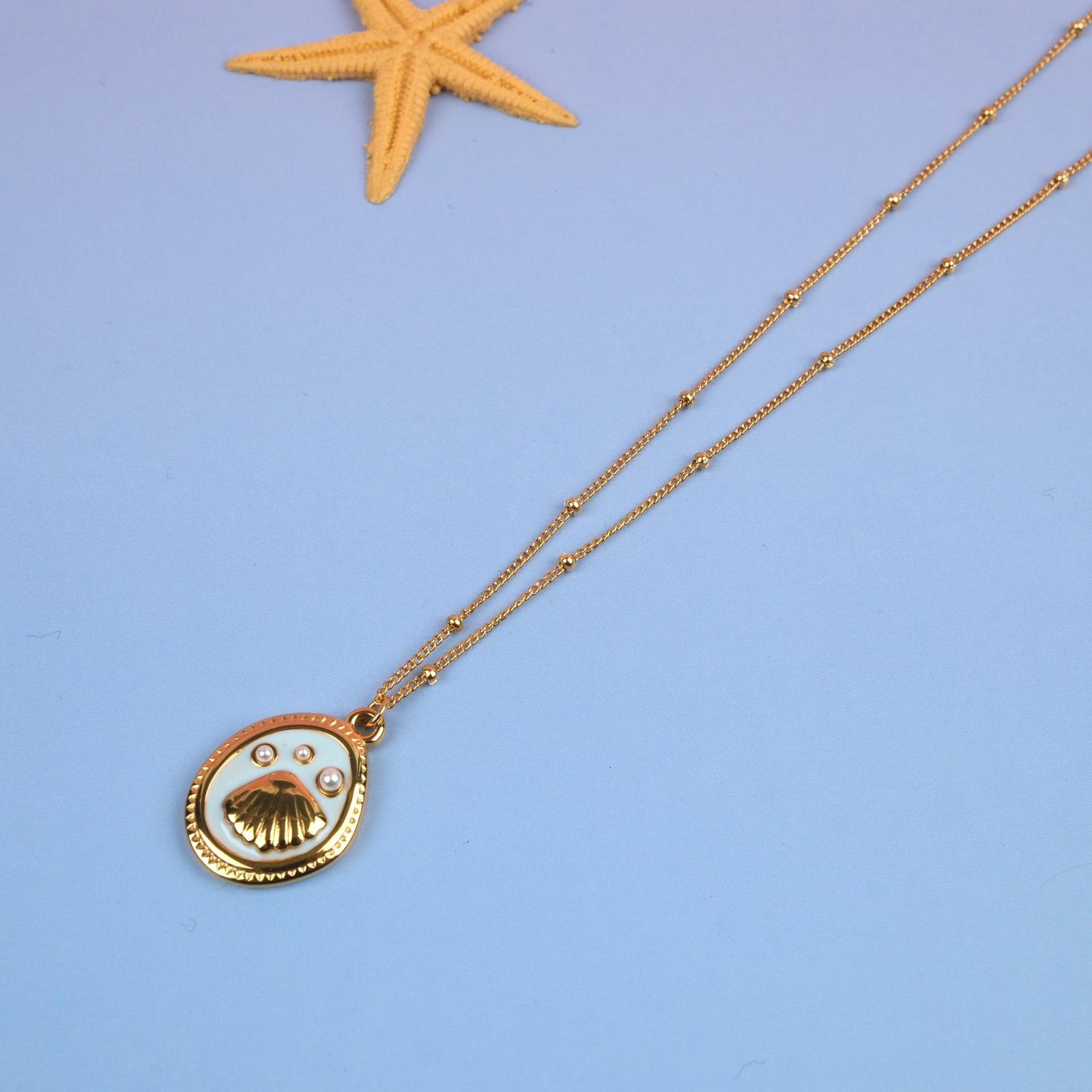 Toptan İSTİRİDYE ÇELİK KOLYE 