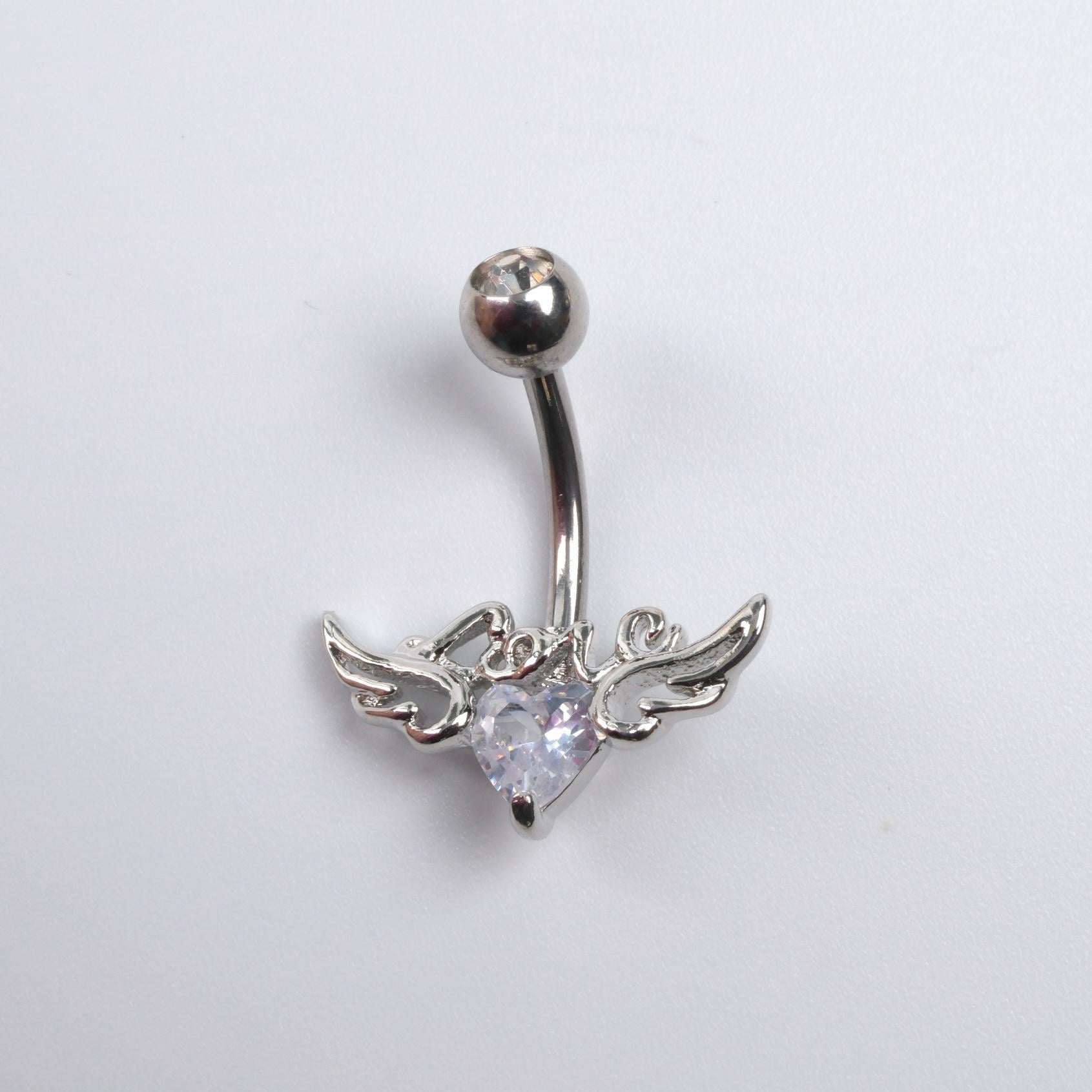 Toptan KALP KANAT DETAY GÖBEK PIERCING